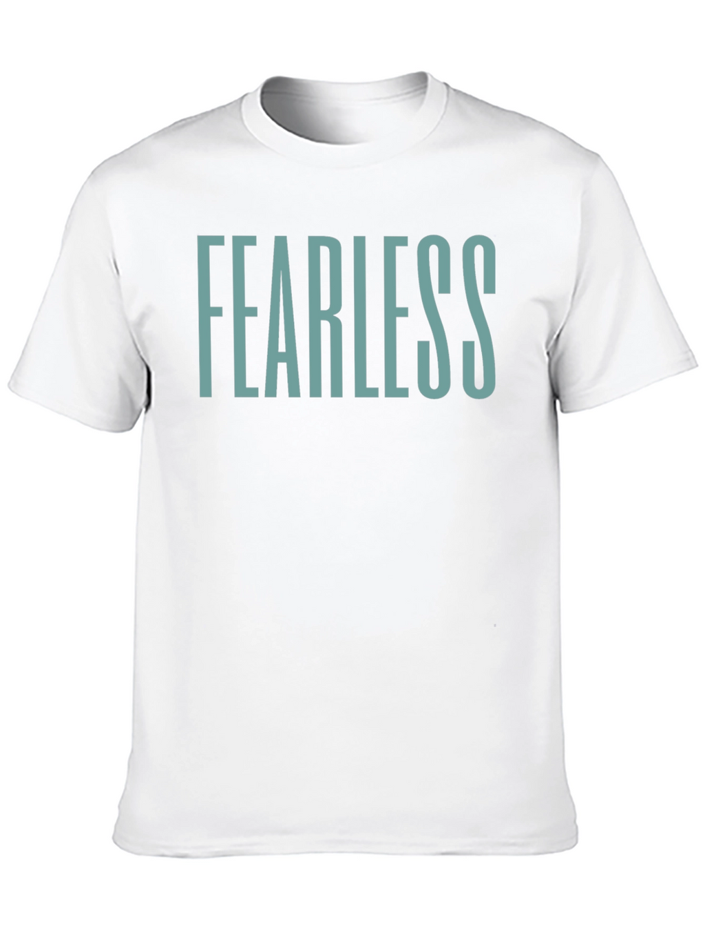 Fearless Graphic Tee - Black Crew Neck