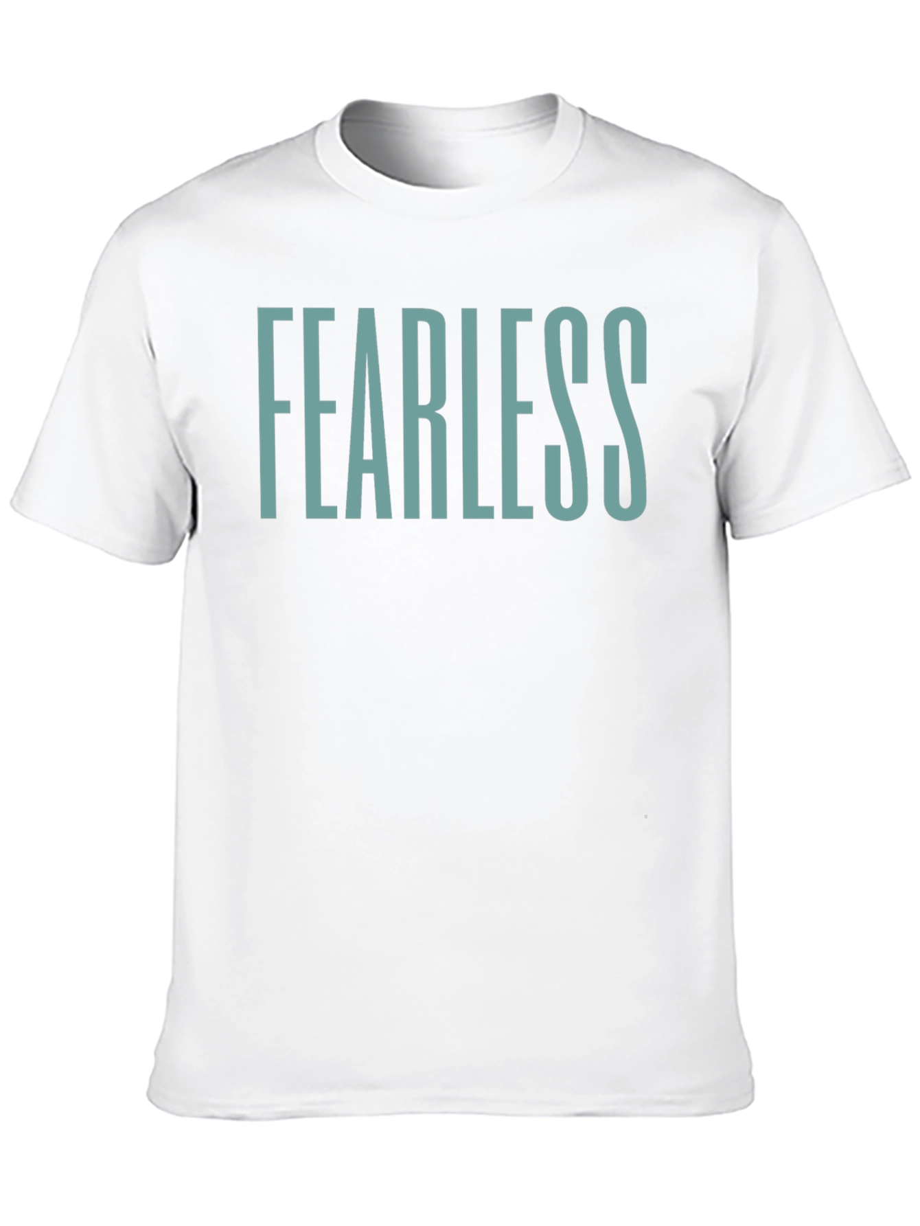 Fearless Graphic Tee - Black Crew Neck
