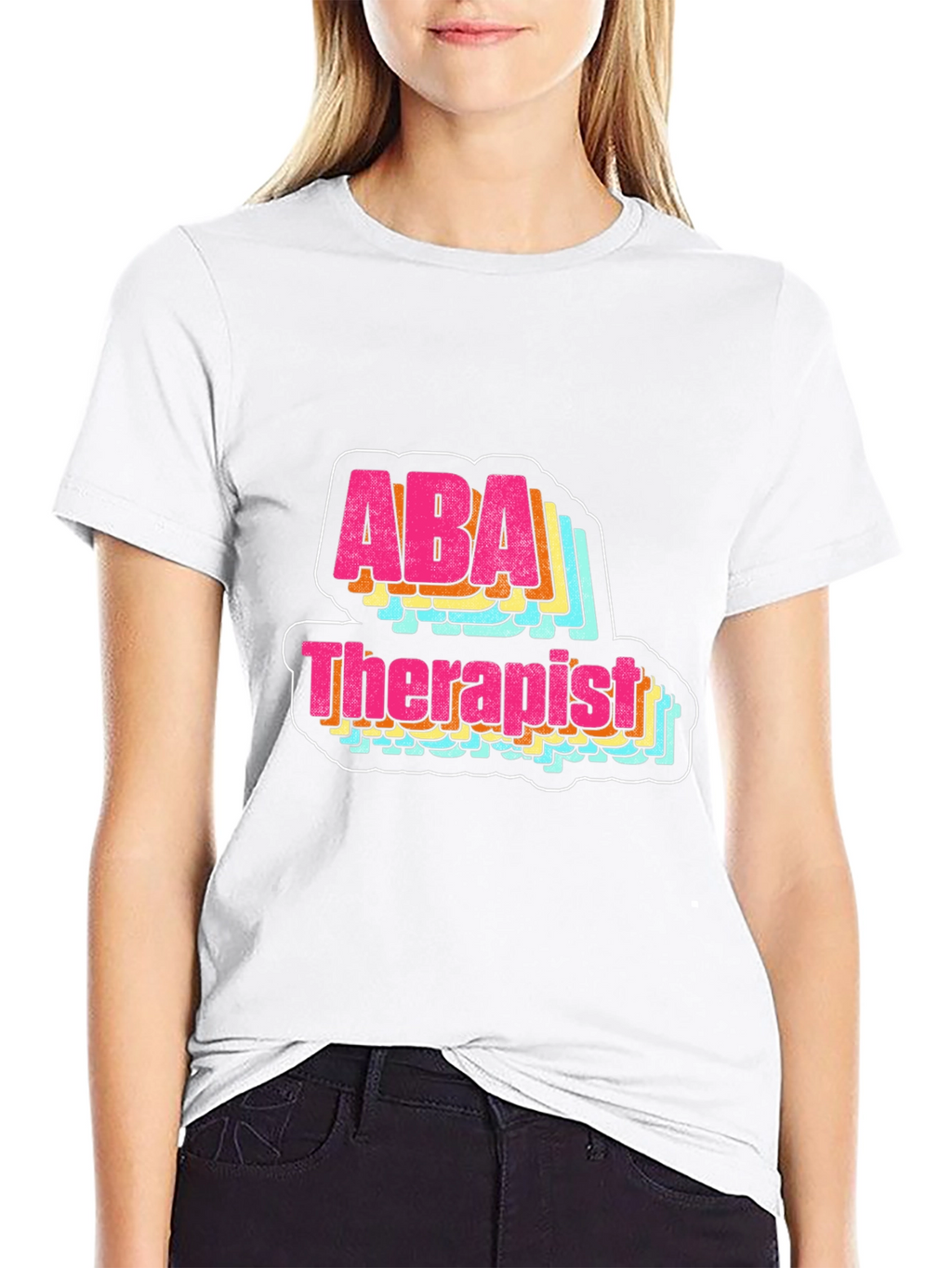 ABA Therapist Graphic Tee - Retro Style