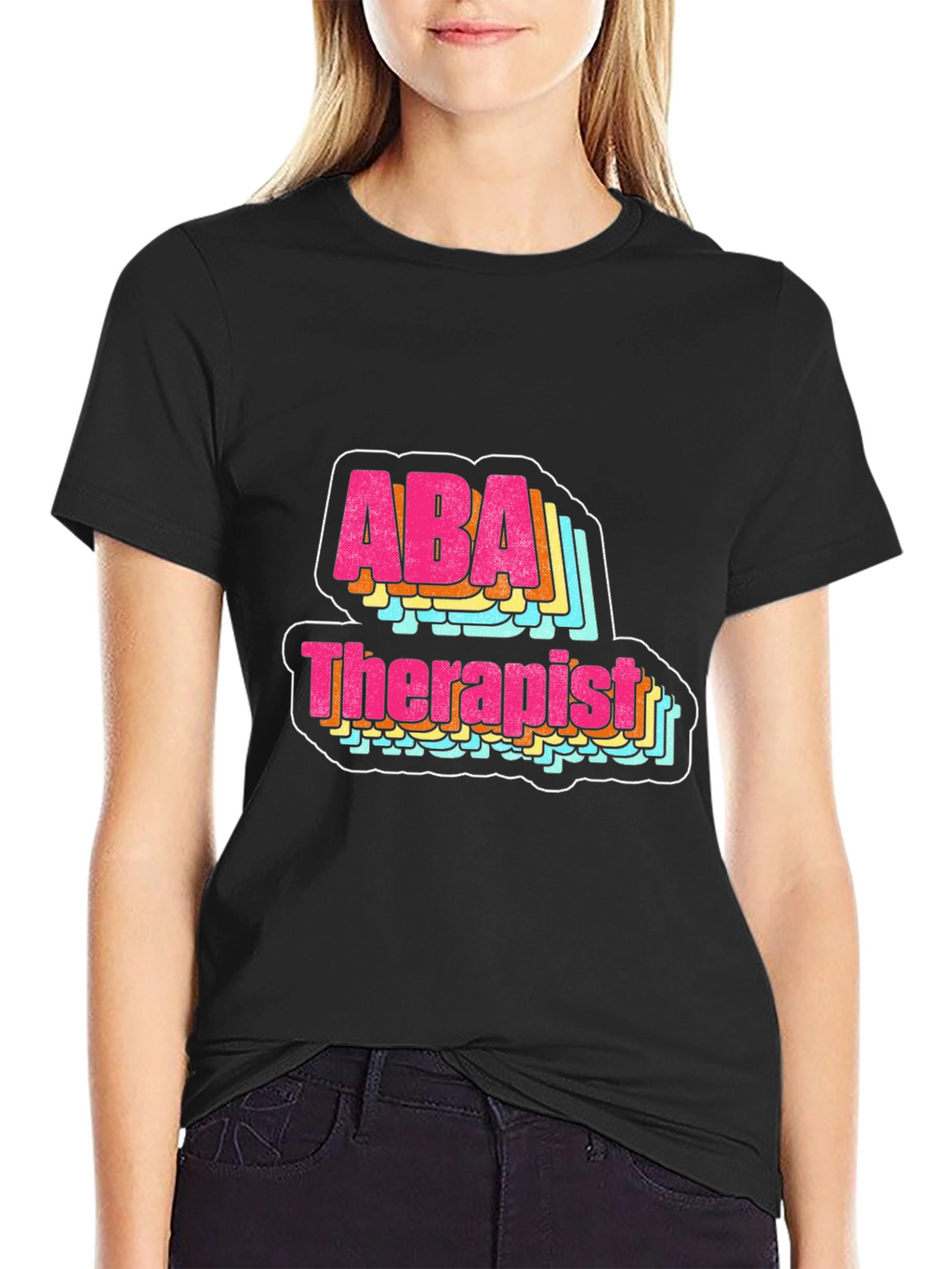ABA Therapist Graphic Tee - Retro Style