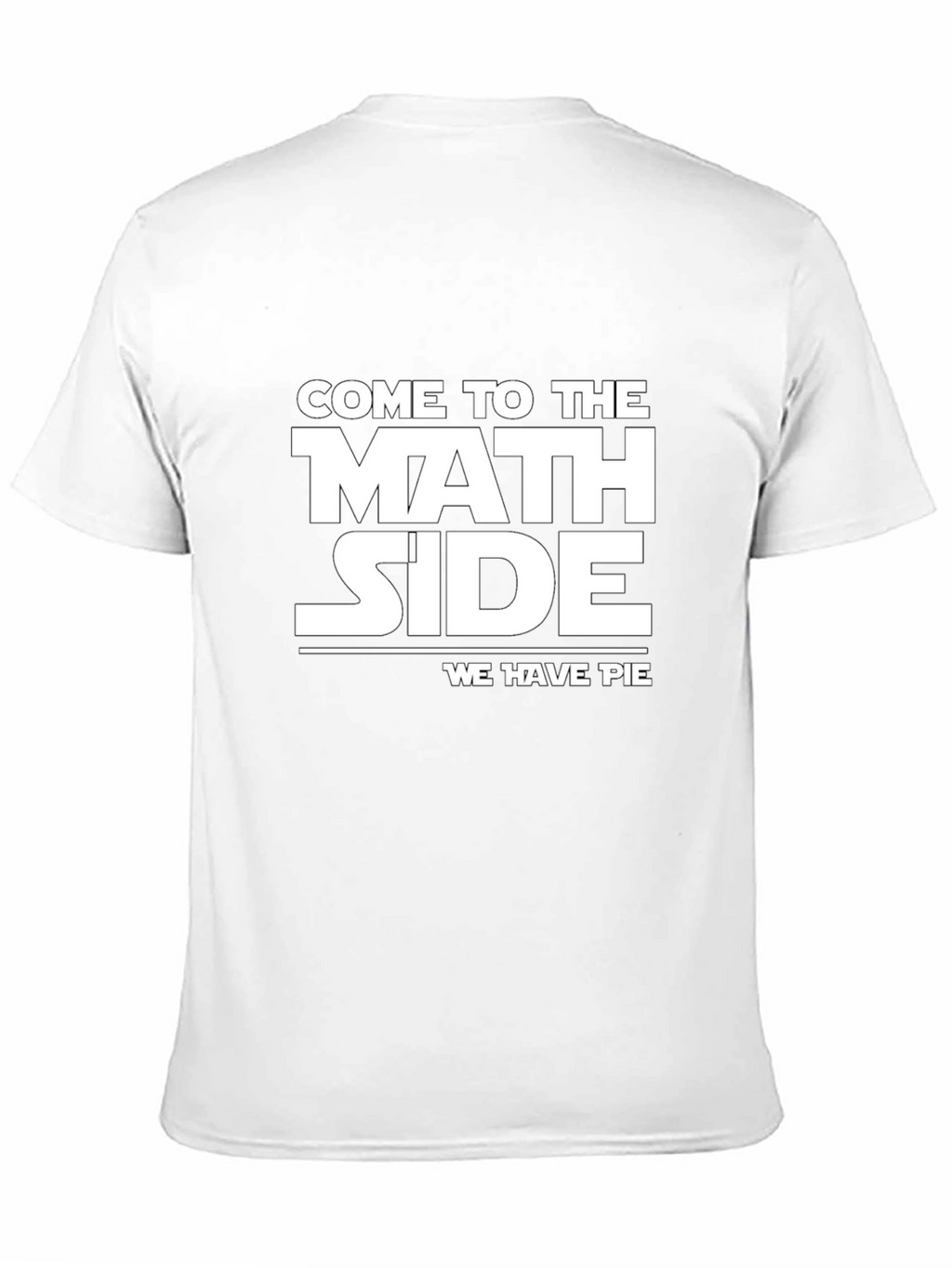 Math Side Pie T-Shirt - Funny Geeky Tee