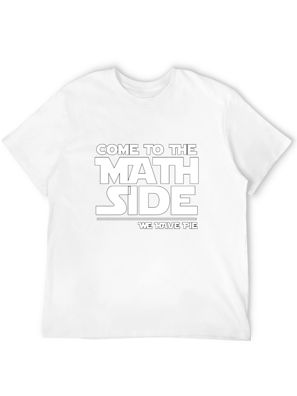 Math Side Pie T-Shirt - Funny Geeky Tee