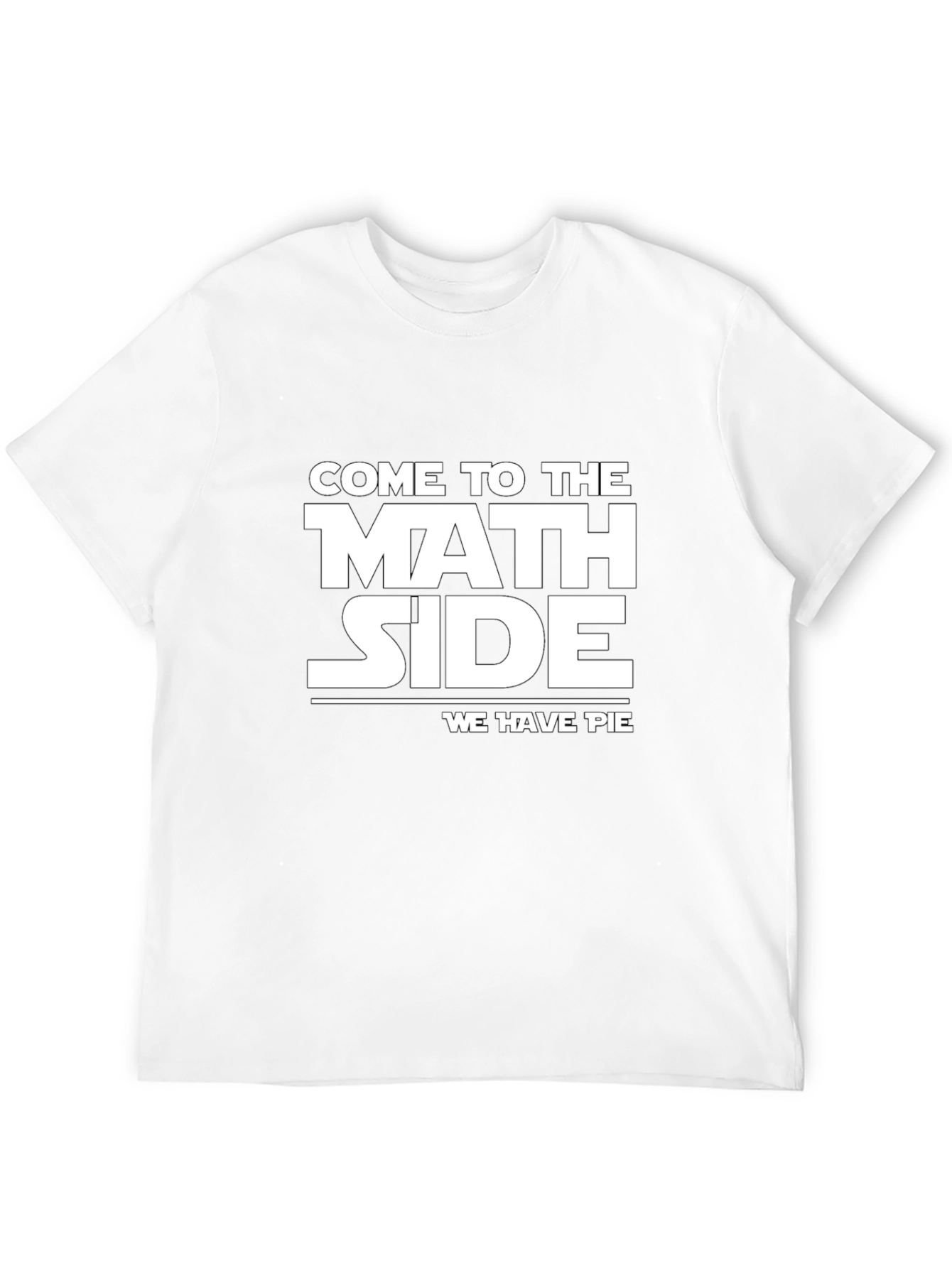 Math Side Pie T-Shirt - Funny Geeky Tee