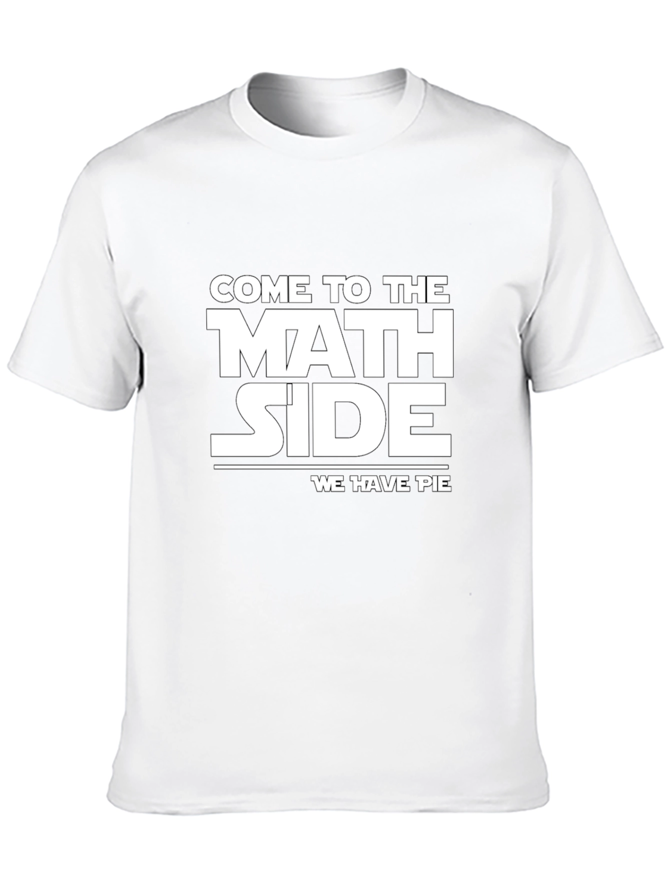 Math Side Pie T-Shirt - Funny Geeky Tee