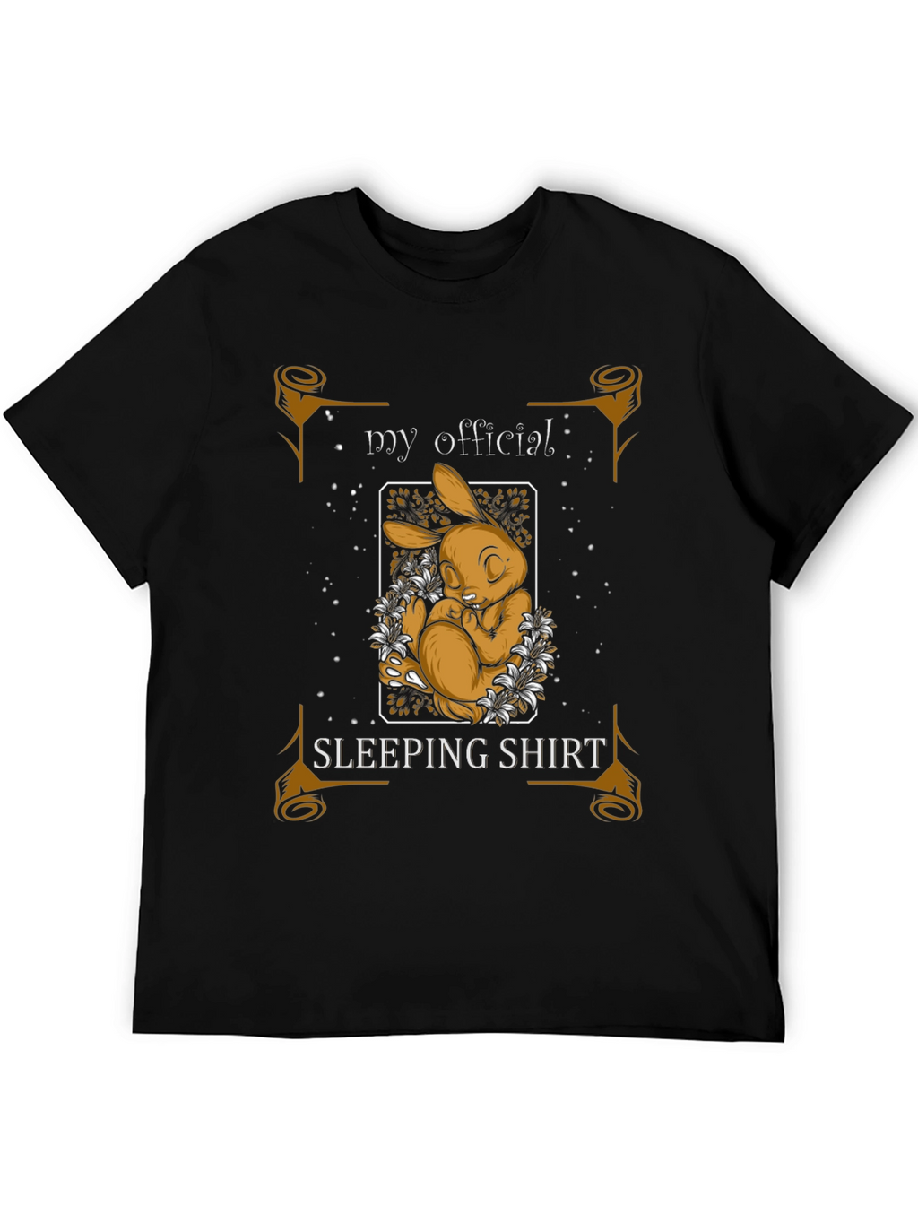 My Official Sleeping Shirt - Cute Bunny Design