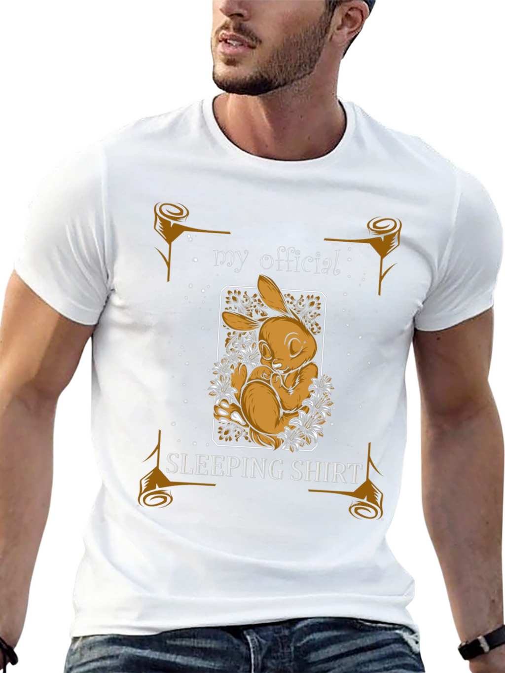My Official Sleeping Shirt - Cute Bunny Design
