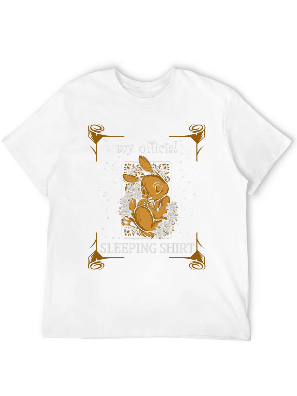My Official Sleeping Shirt - Cute Bunny Design