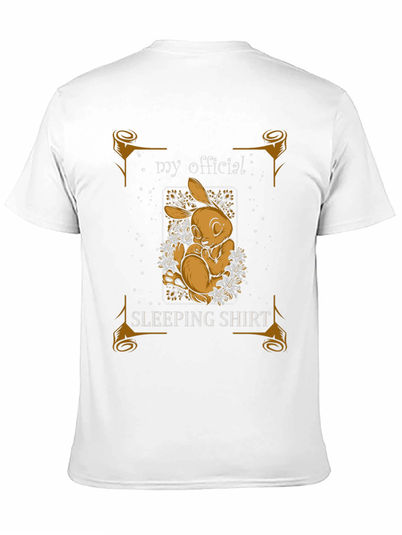 My Official Sleeping Shirt - Cute Bunny Design