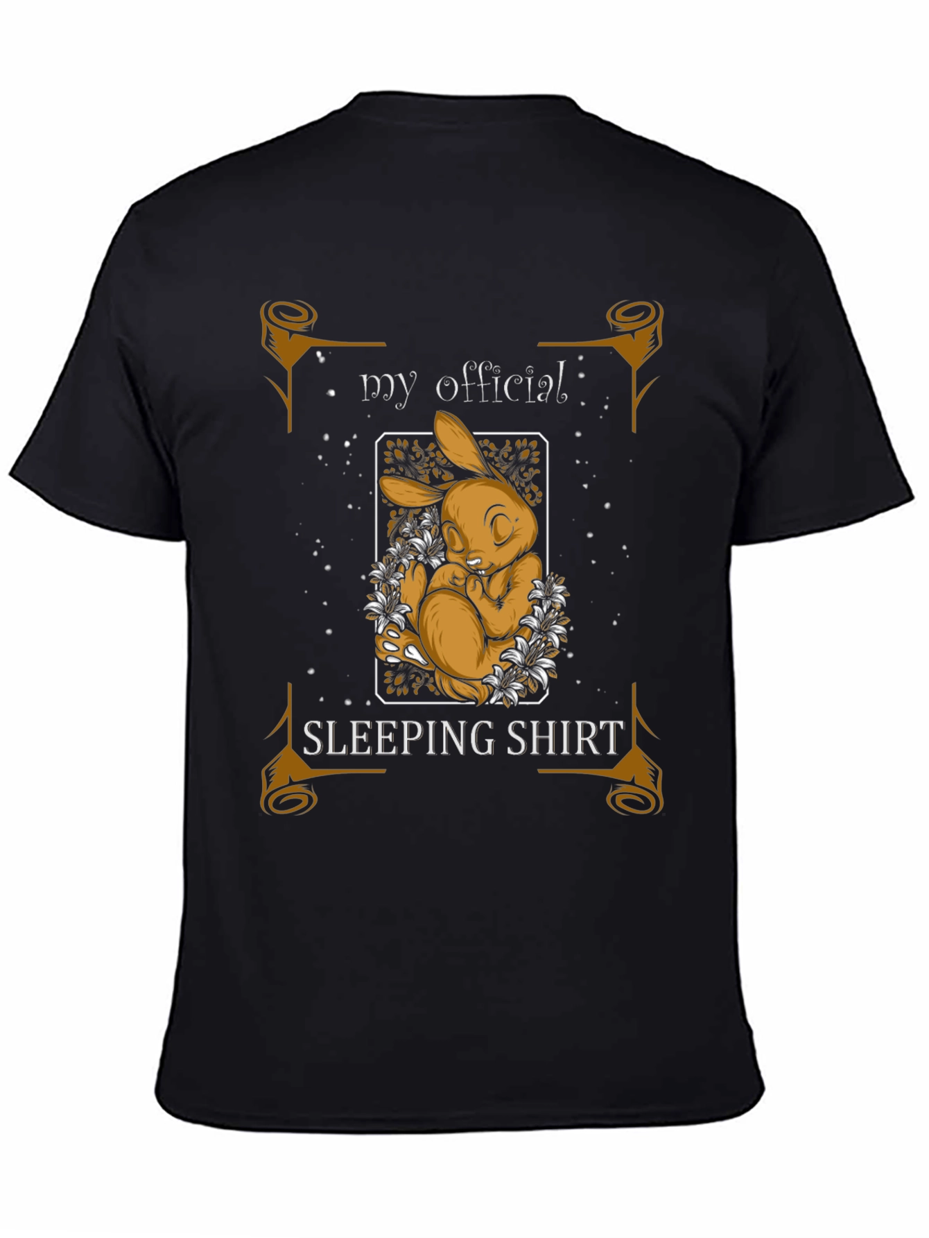 My Official Sleeping Shirt - Cute Bunny Design
