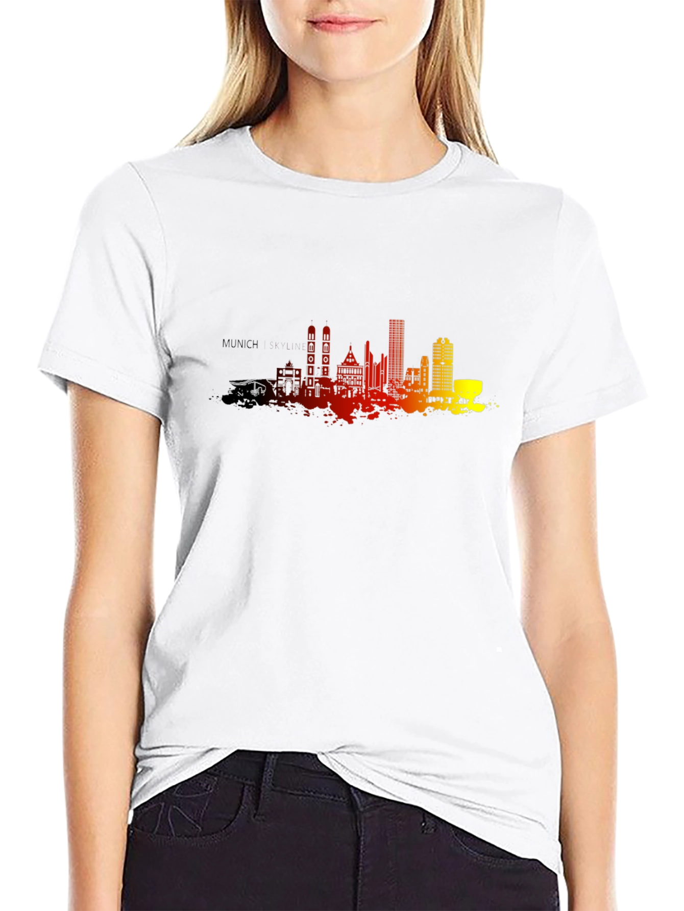 Munich Skyline T-Shirt - City Silhouette Tee