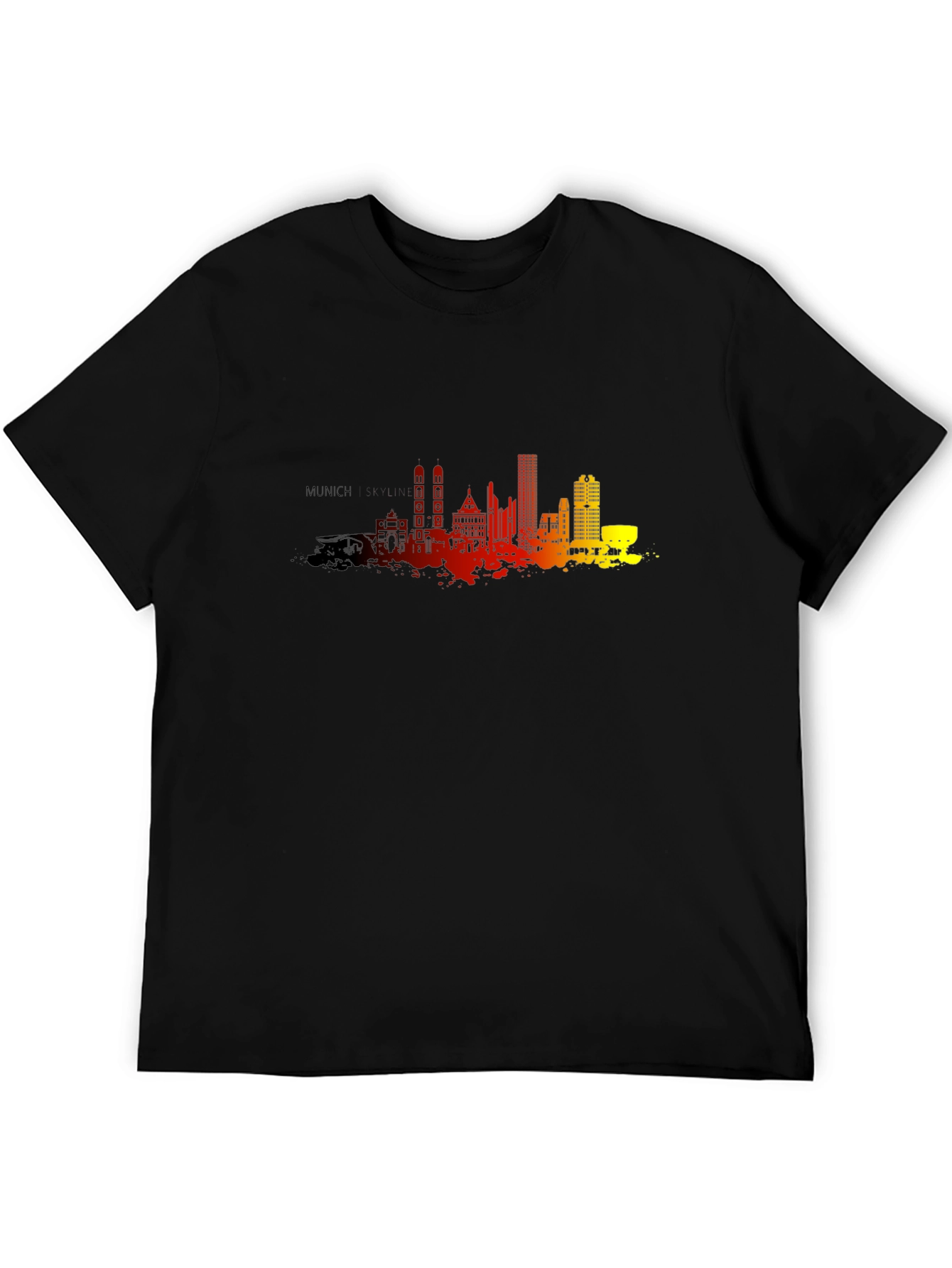 Munich Skyline T-Shirt - City Silhouette Tee