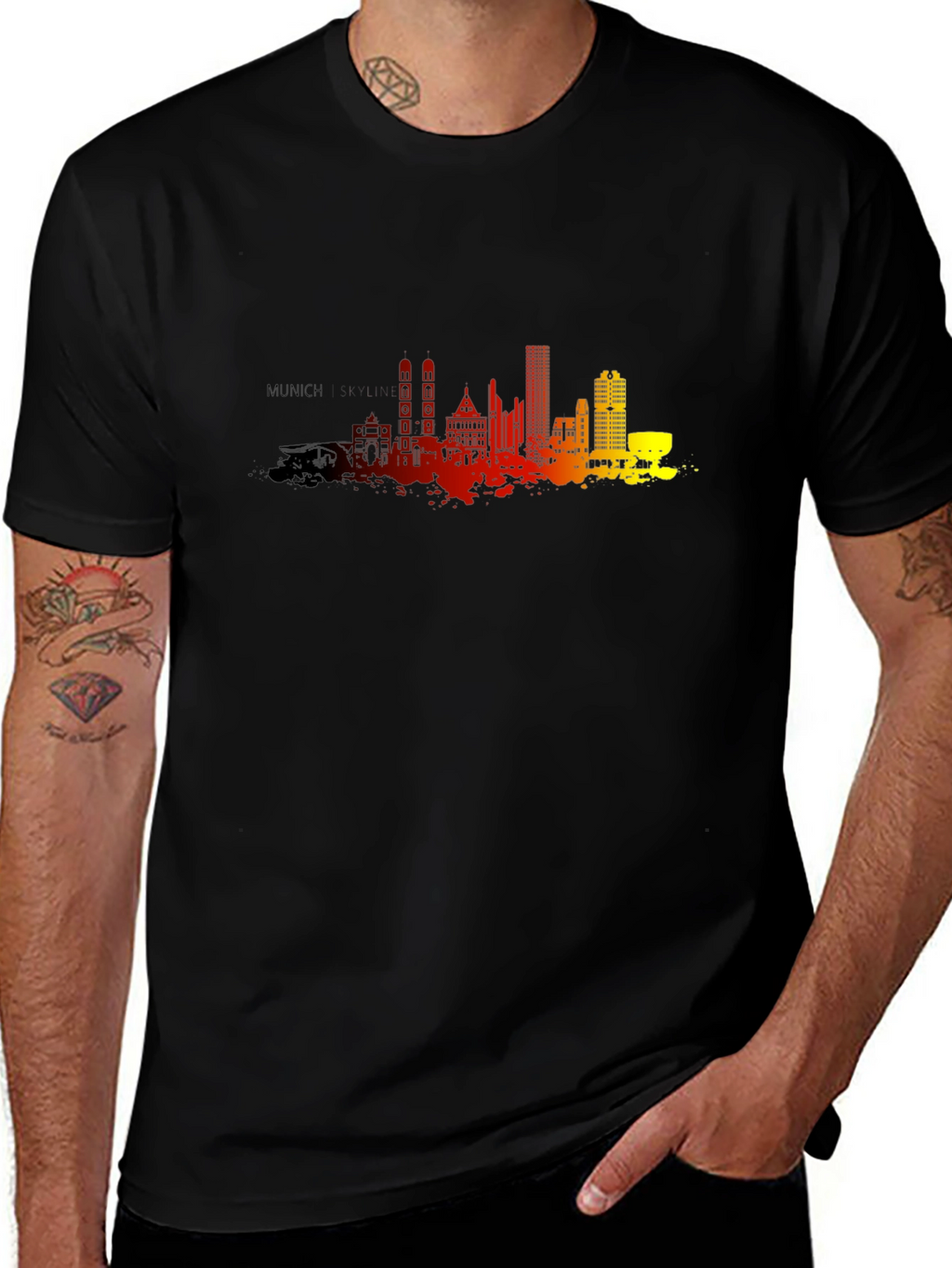 Munich Skyline T-Shirt - City Silhouette Tee