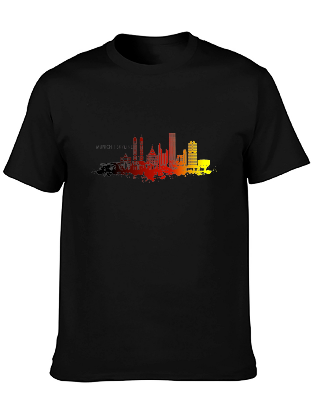 Munich Skyline T-Shirt - City Silhouette Tee