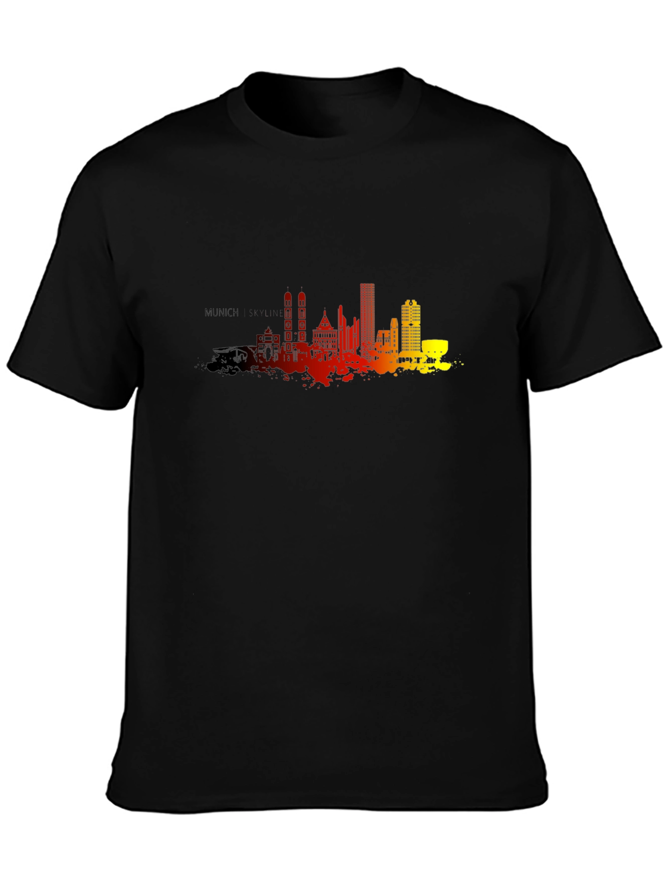 Munich Skyline T-Shirt - City Silhouette Tee