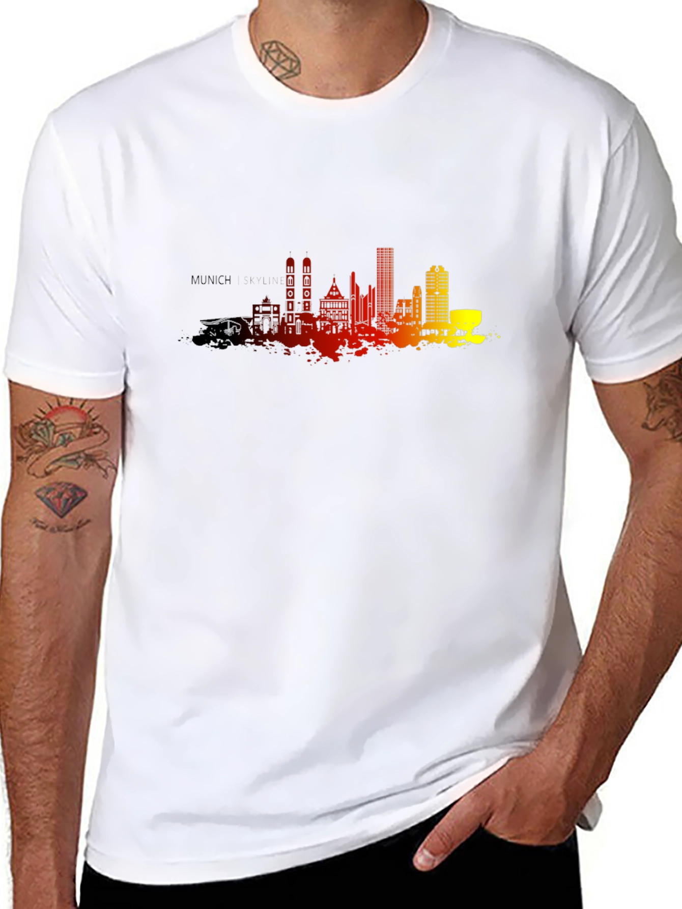 Munich Skyline T-Shirt - City Silhouette Tee