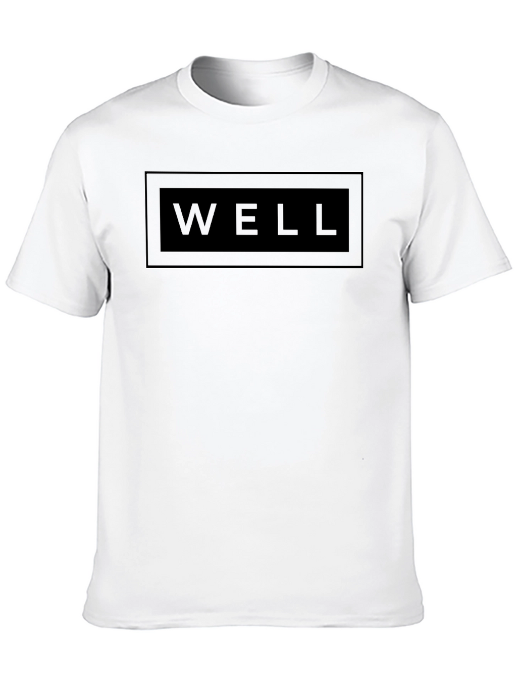 Mens Black Graphic T-Shirt - WELL Design