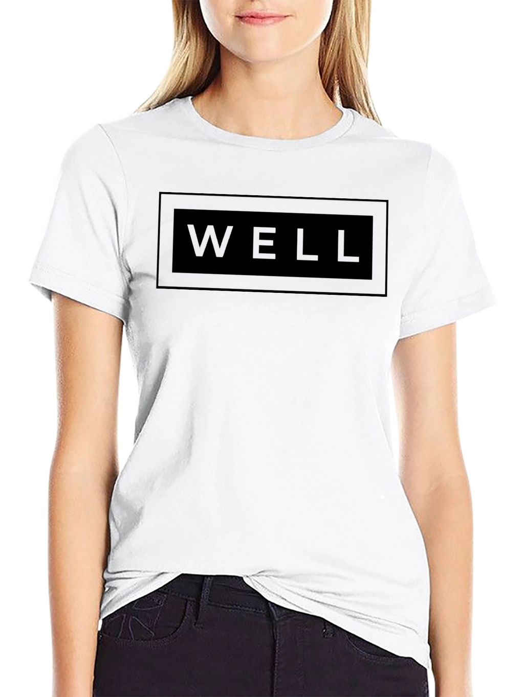 Mens Black Graphic T-Shirt - WELL Design