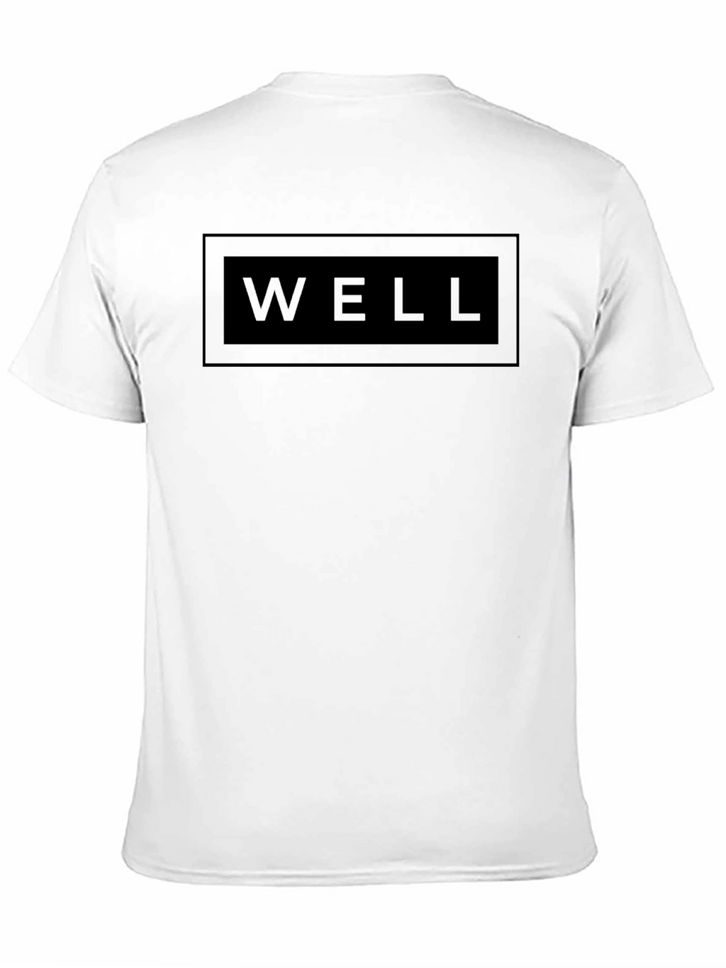 Mens Black Graphic T-Shirt - WELL Design