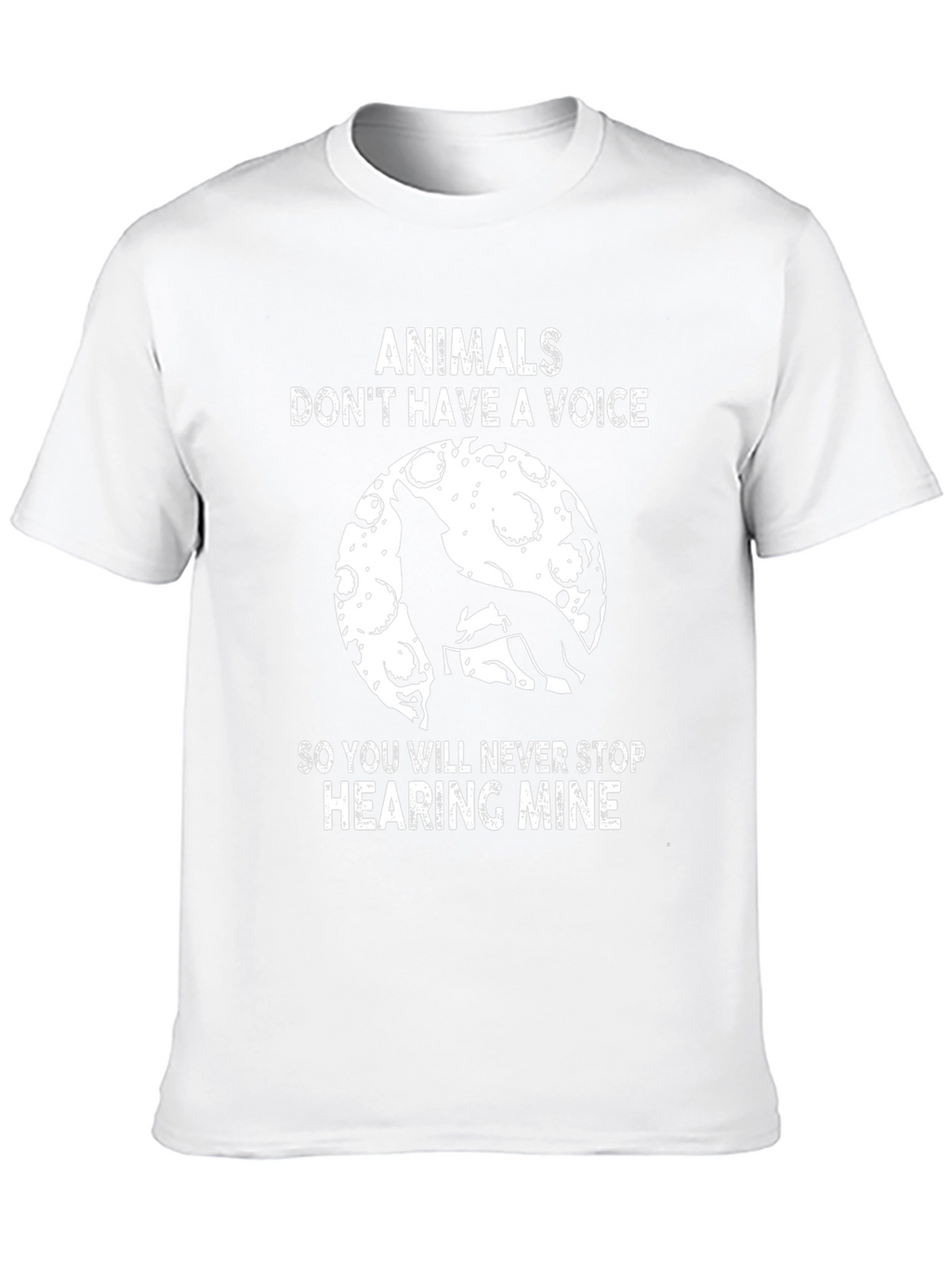 Animals Voice T-Shirt - Black