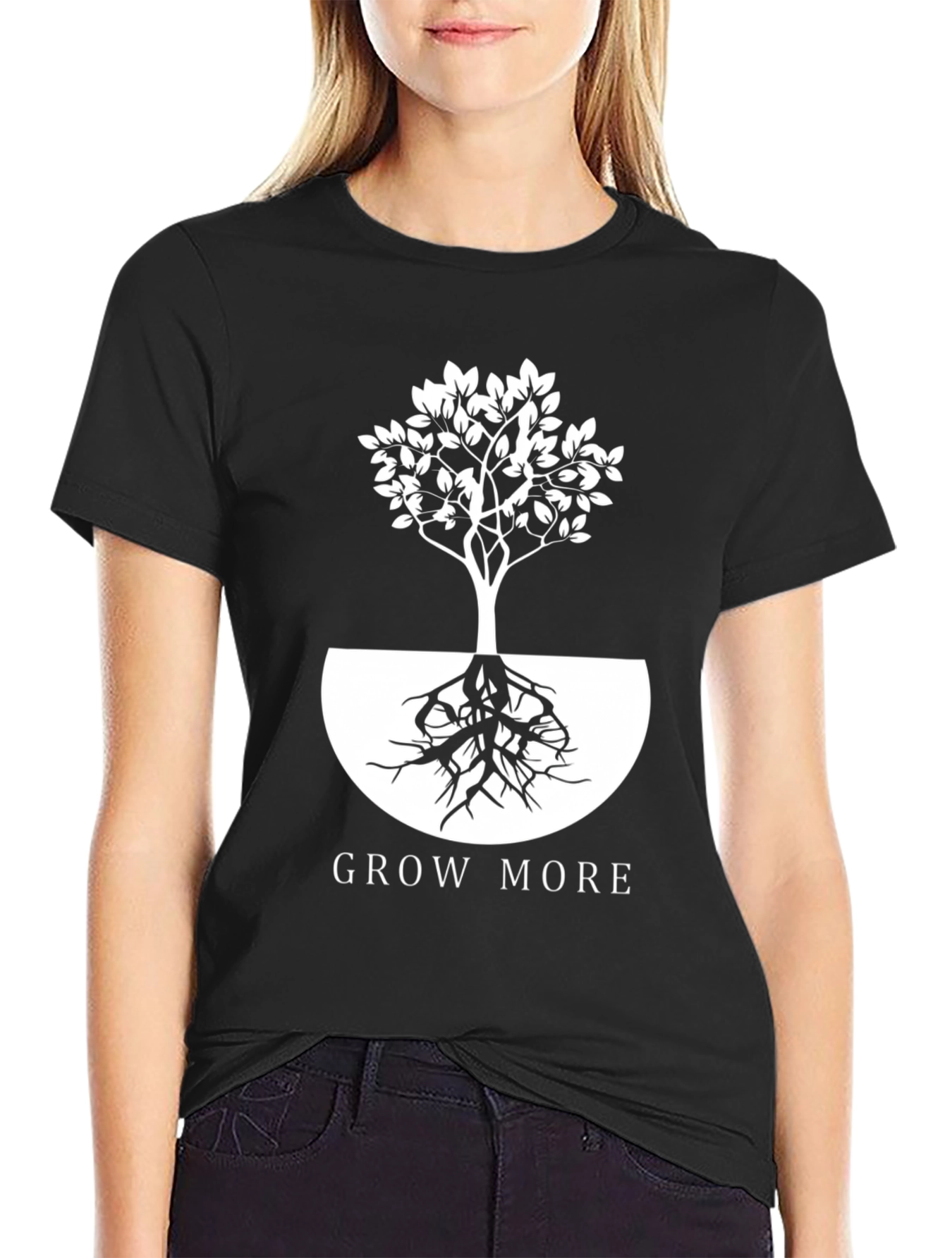 Grow More Tree Graphic T-Shirt
