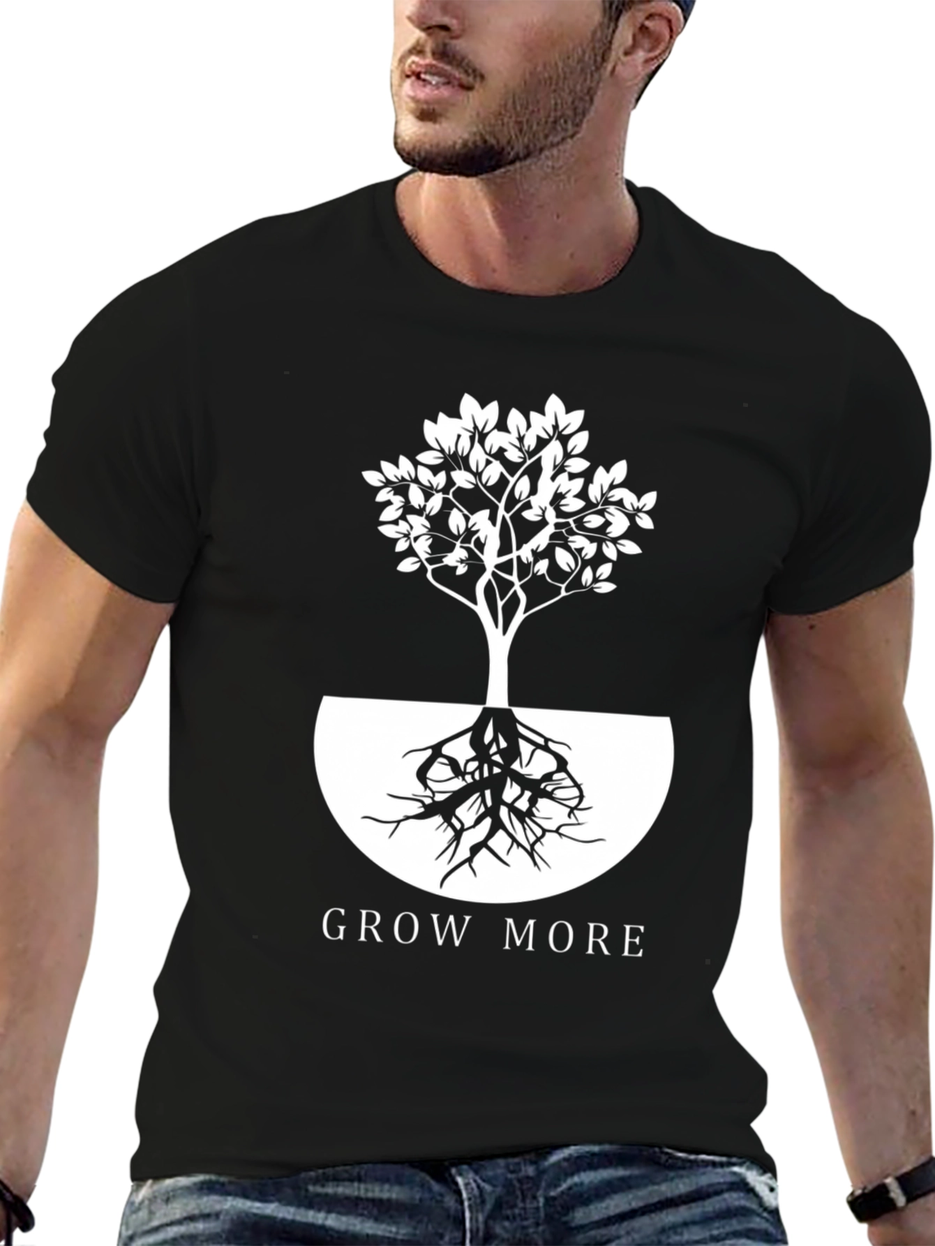 Grow More Tree Graphic T-Shirt