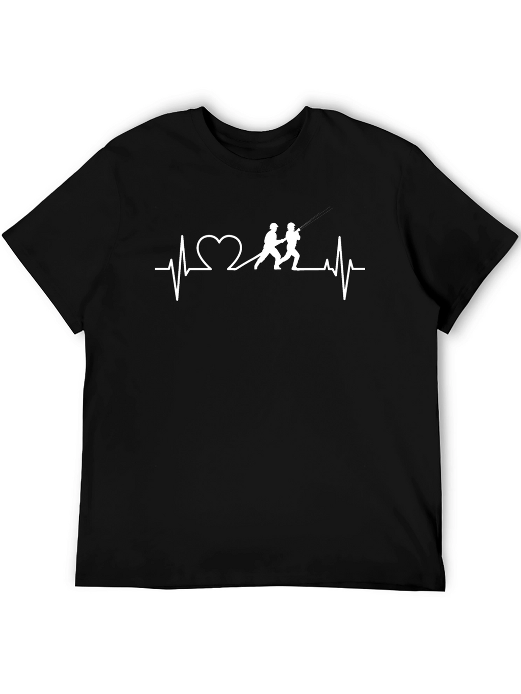 Firefighter Heartbeat Graphic Tee