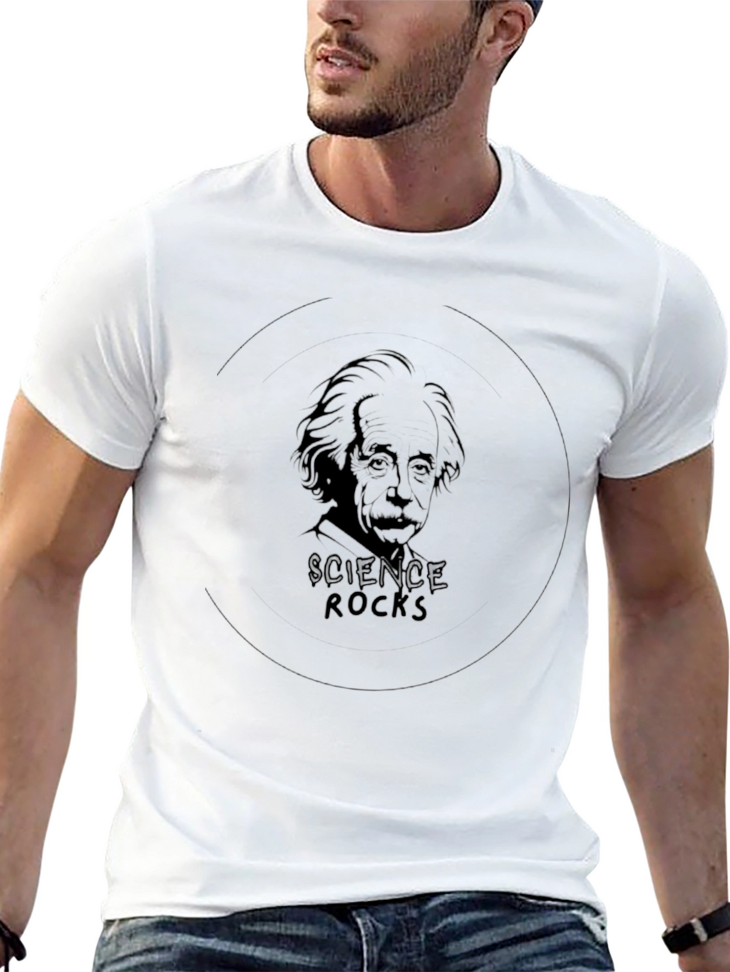 Science Rocks T-Shirt - Einstein Graphic Tee