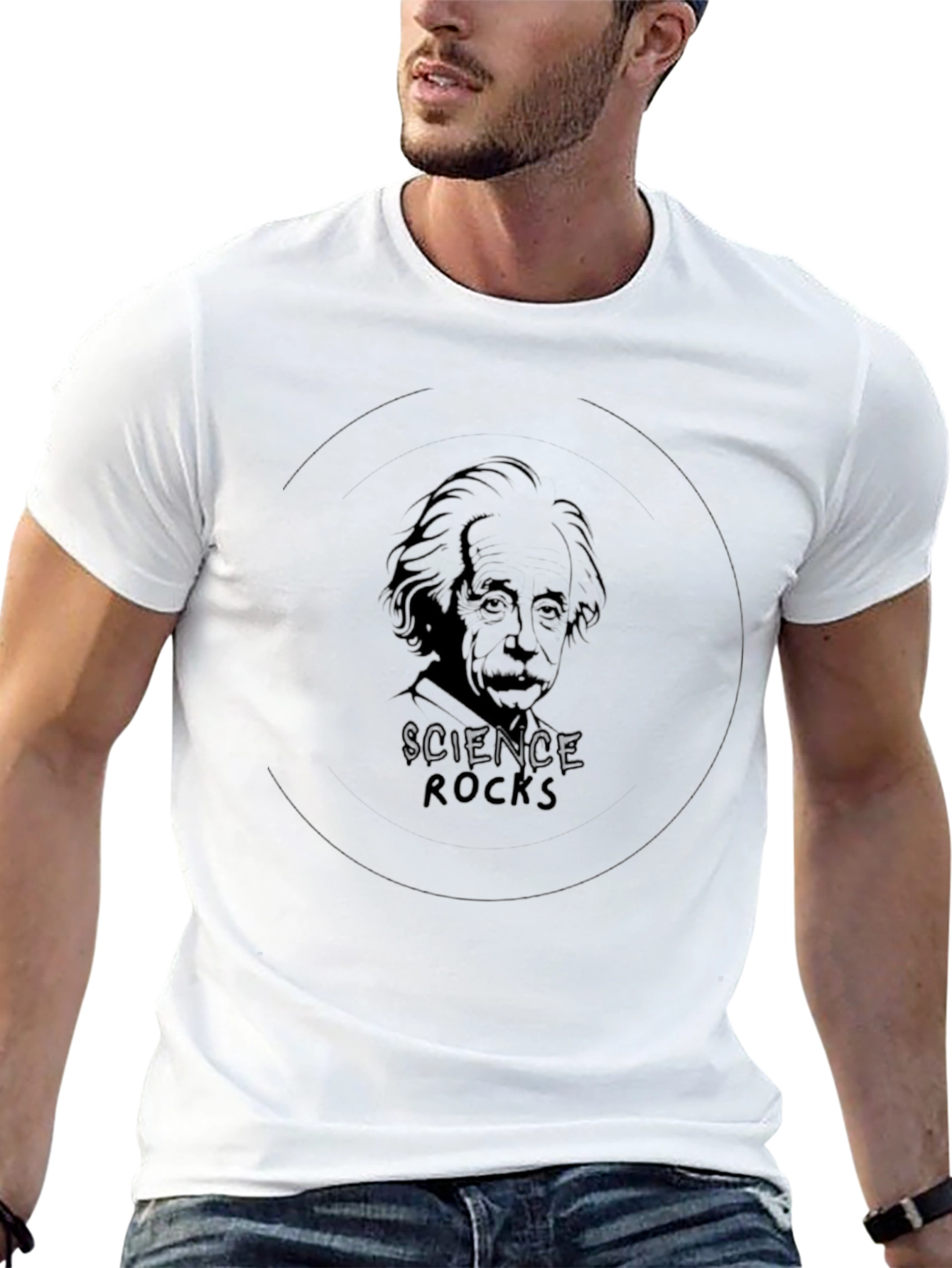 Science Rocks T-Shirt - Einstein Graphic Tee