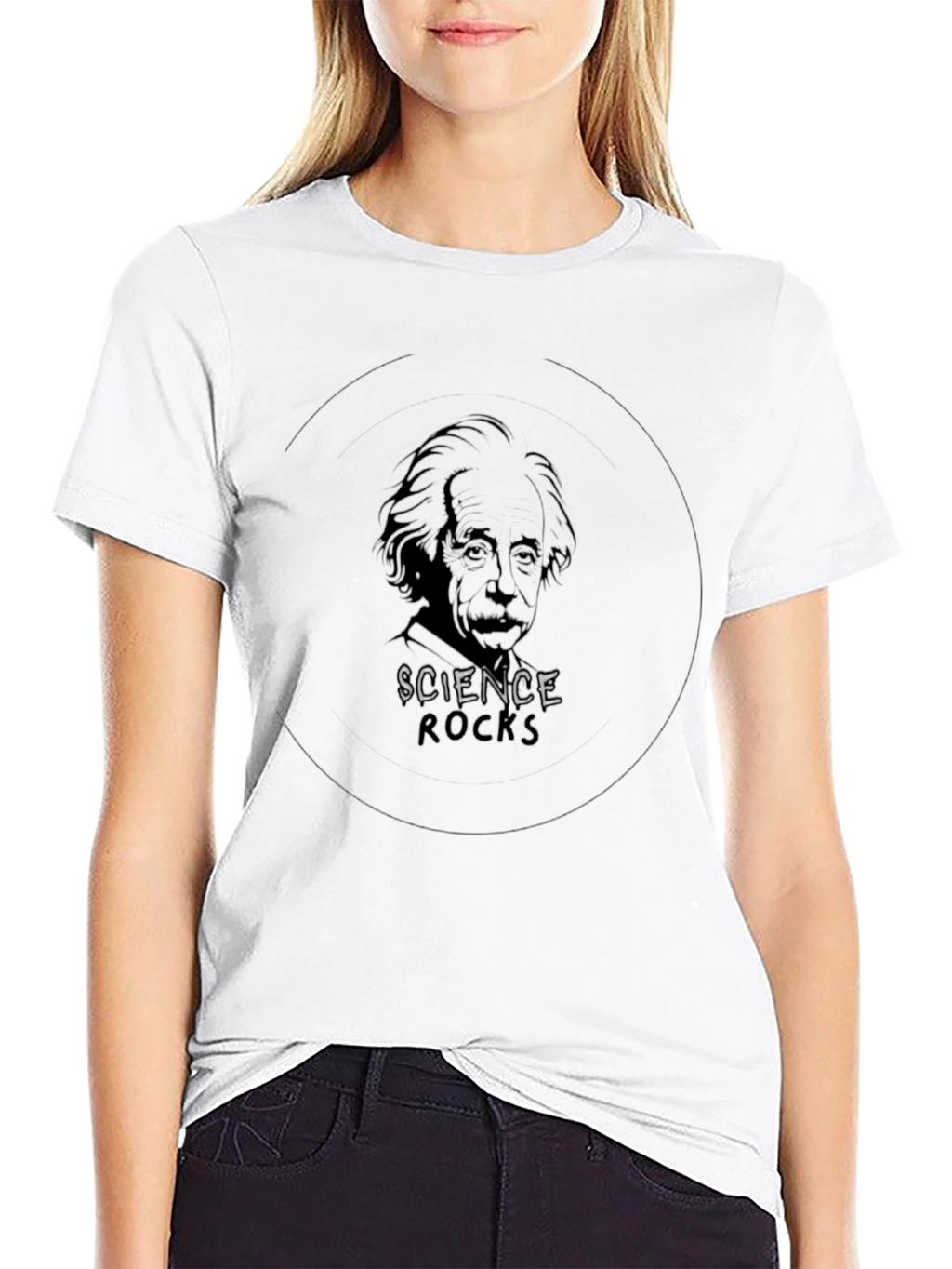 Science Rocks T-Shirt - Einstein Graphic Tee