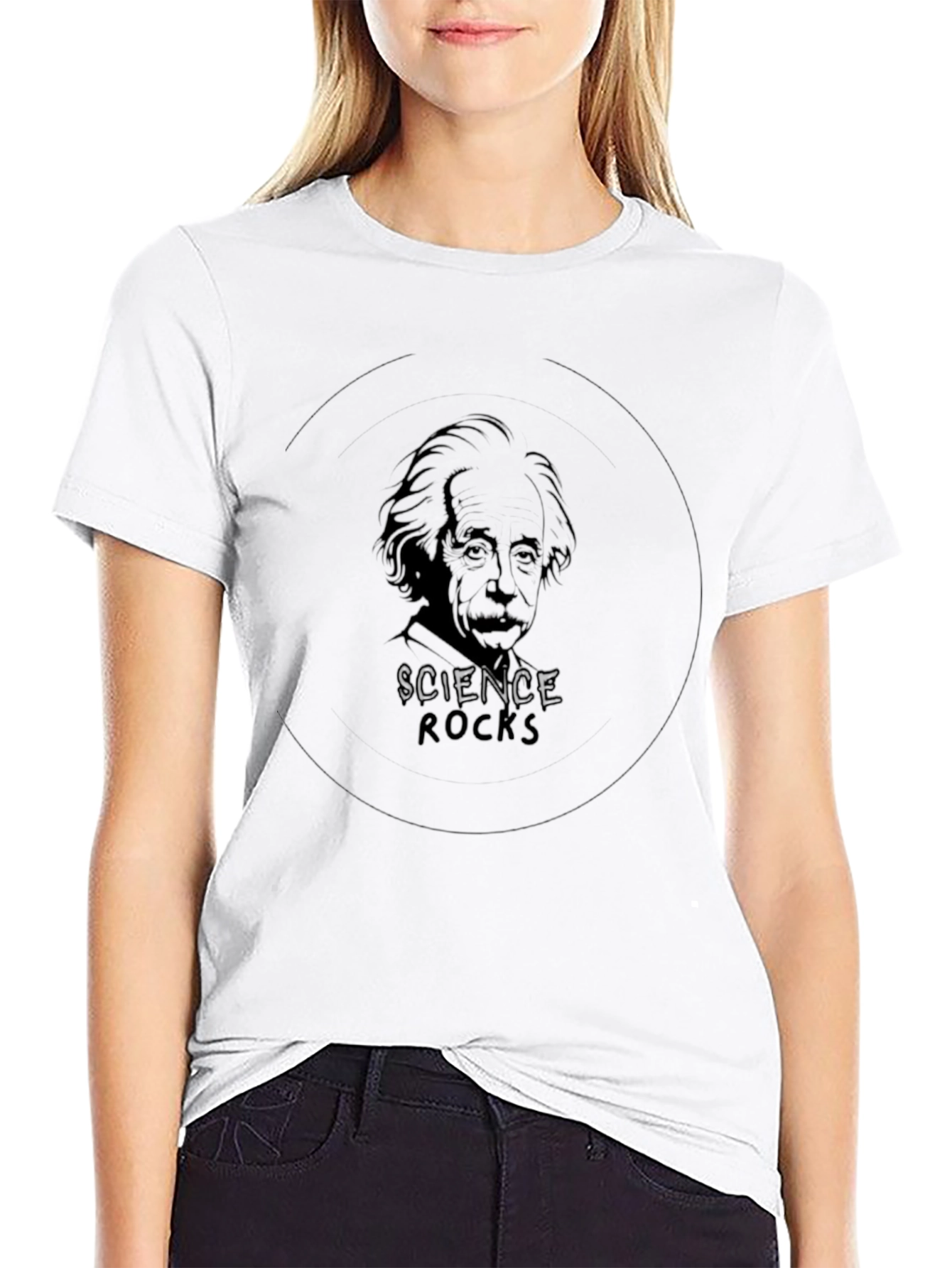 Science Rocks T-Shirt - Einstein Graphic Tee