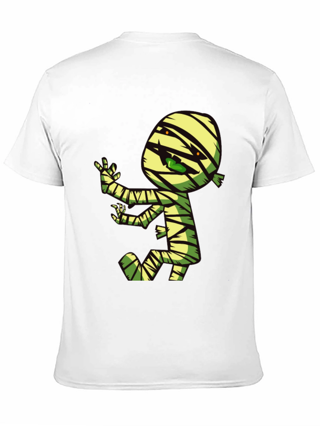 Cartoon Mummy Graphic T-Shirt - Spooky Fun!