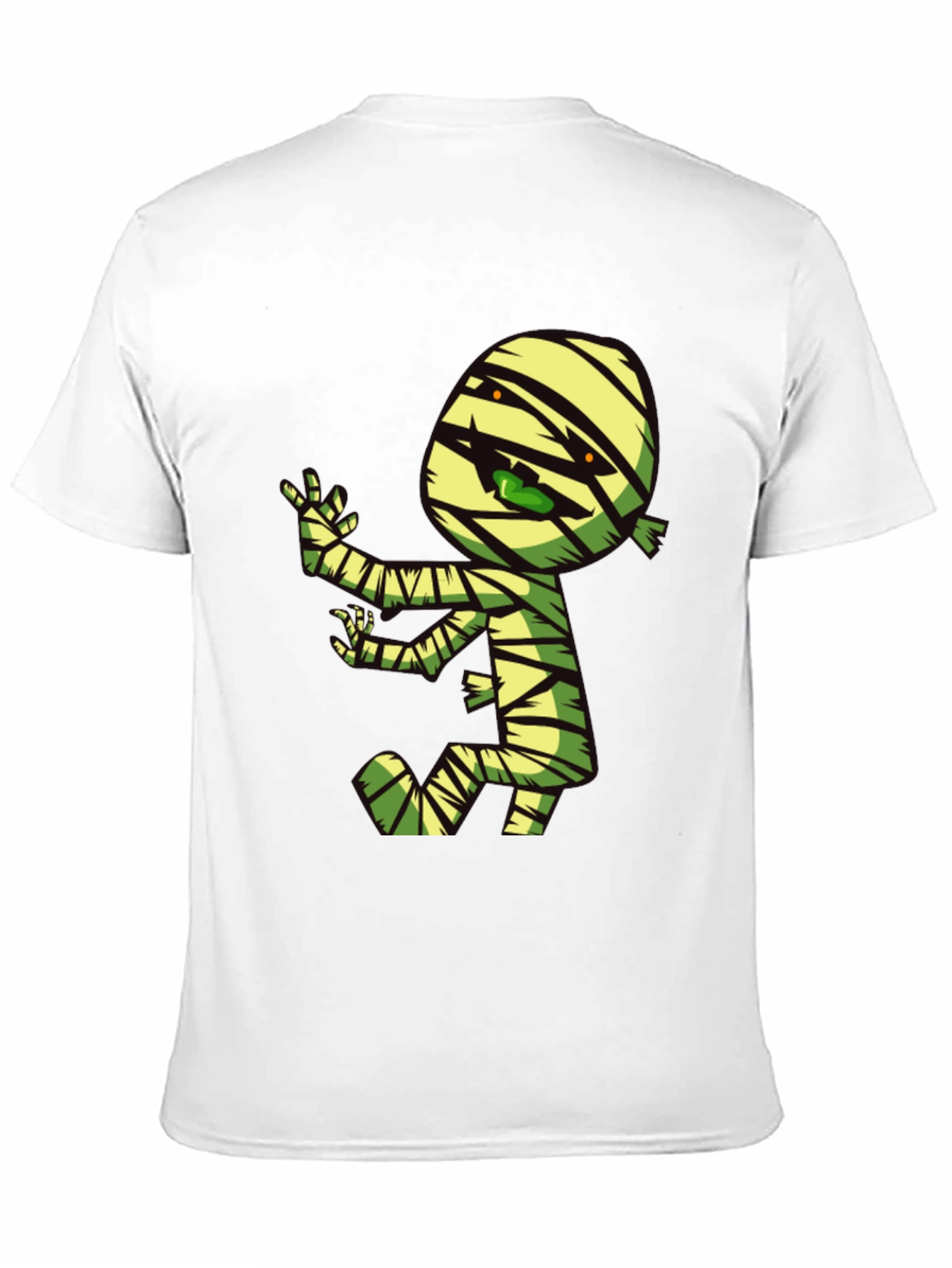 Cartoon Mummy Graphic T-Shirt - Spooky Fun!