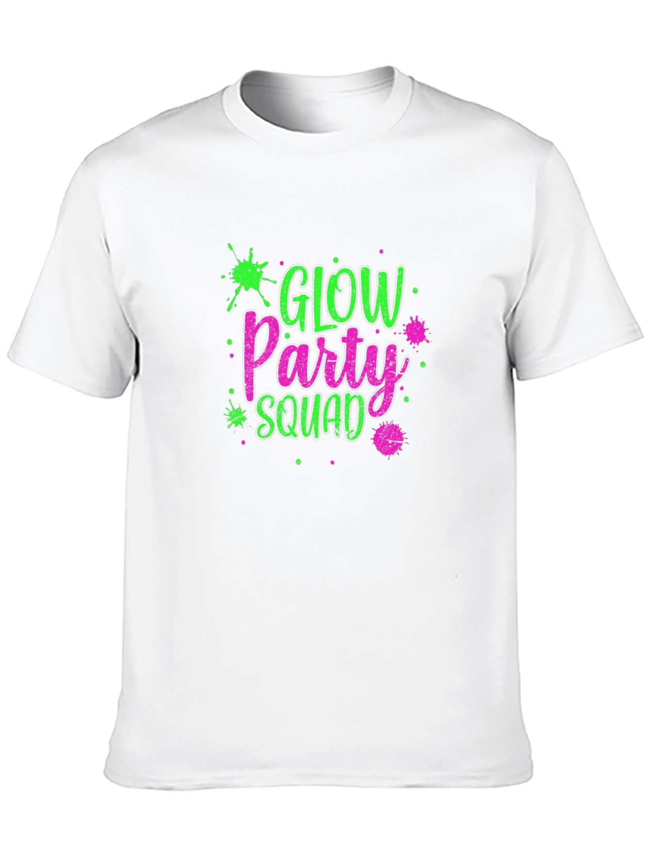 Glow Party Squad Black T-Shirt