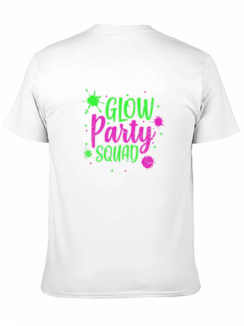 Glow Party Squad Black T-Shirt