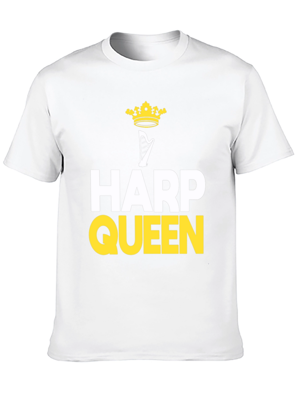 Harp Queen T-Shirt - Musical Instrument Tee