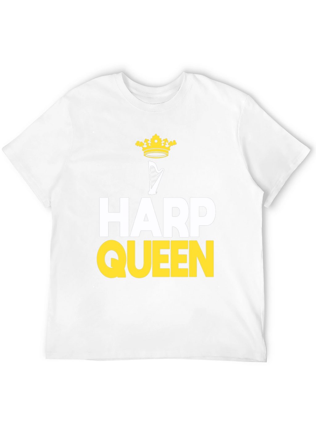 Harp Queen T-Shirt - Musical Instrument Tee