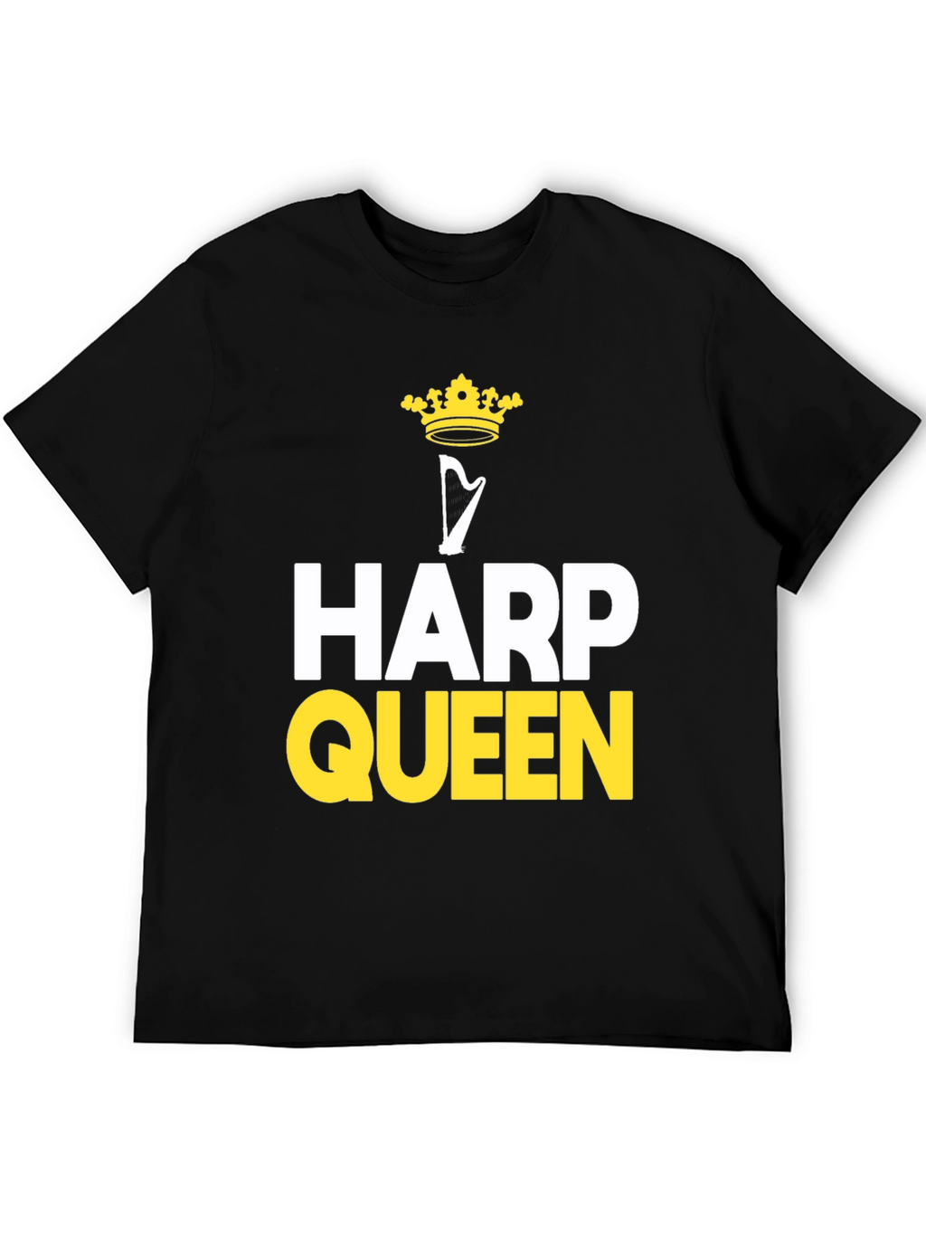 Harp Queen T-Shirt - Musical Instrument Tee