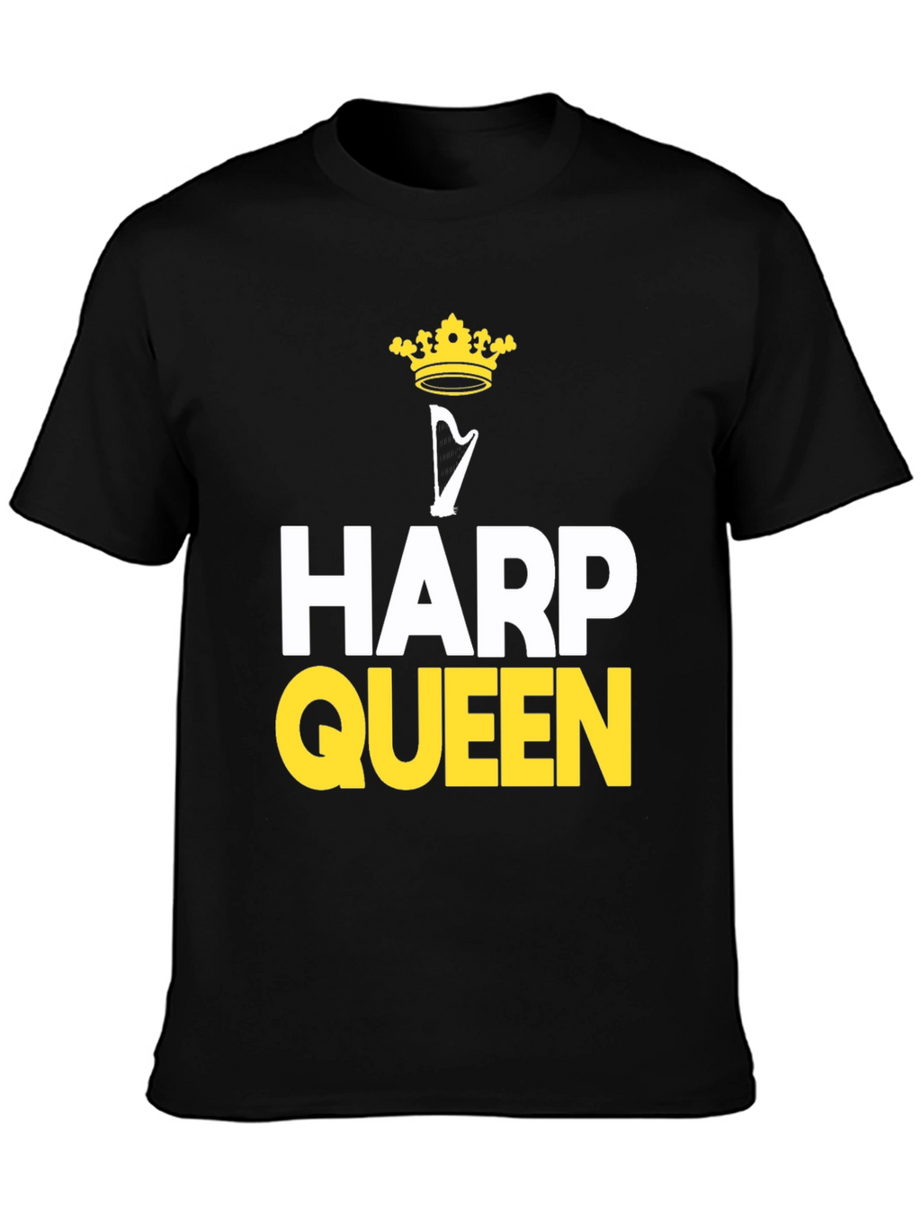 Harp Queen T-Shirt - Musical Instrument Tee