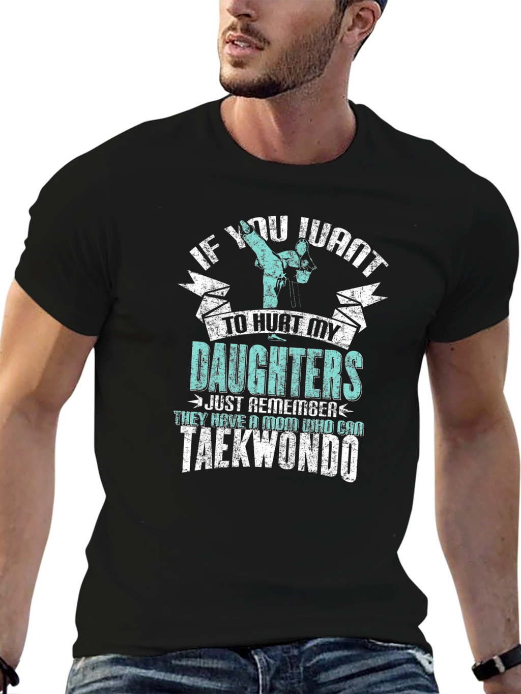 Taekwondo Mom Graphic T-Shirt