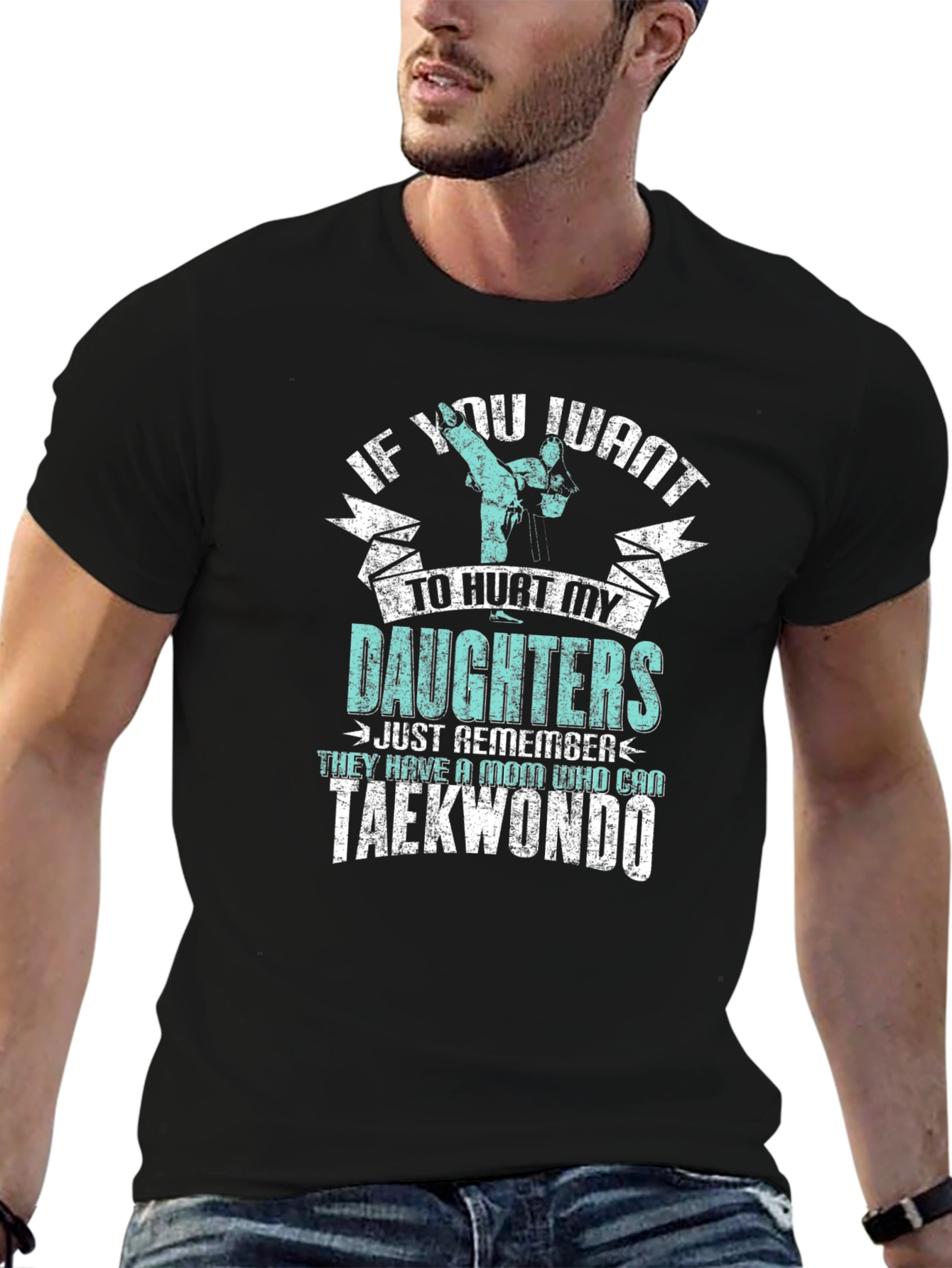 Taekwondo Mom Graphic T-Shirt