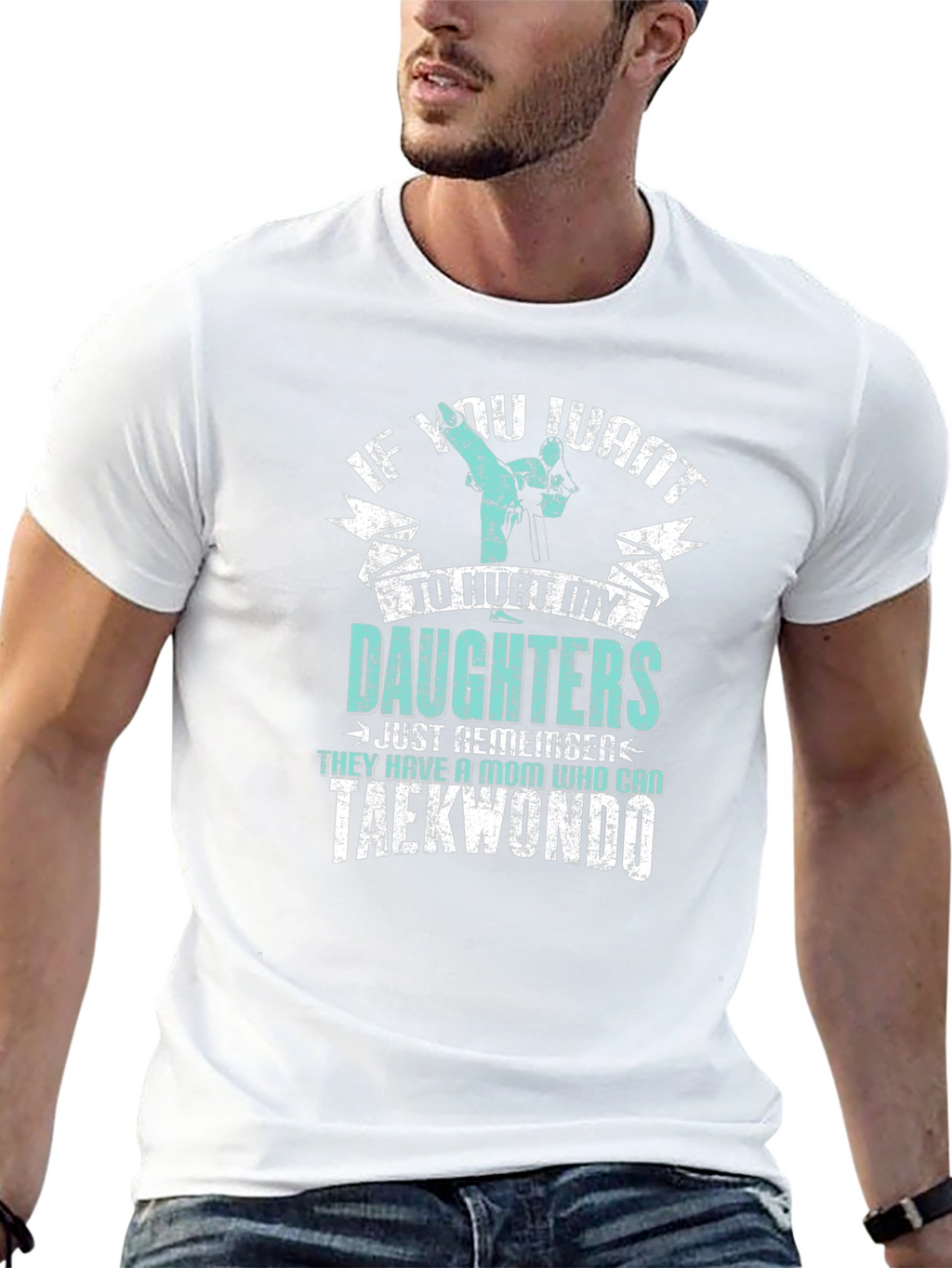 Taekwondo Mom Graphic T-Shirt