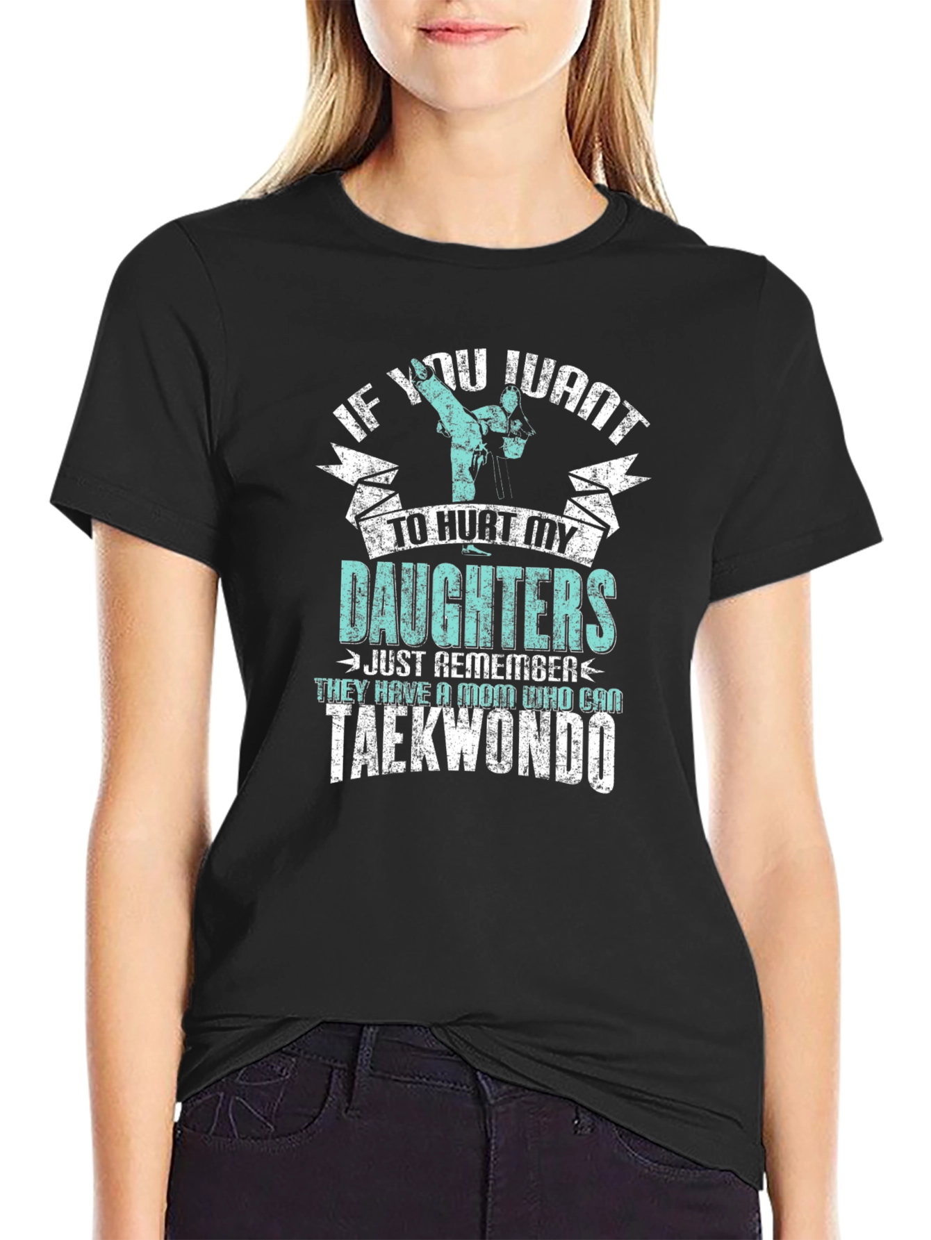 Taekwondo Mom Graphic T-Shirt