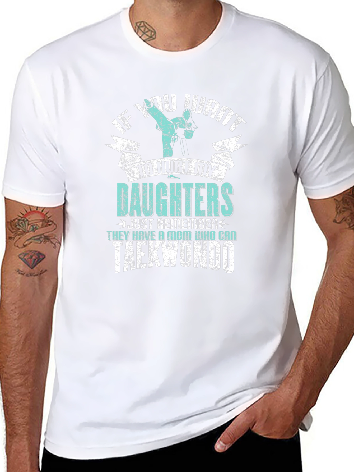 Taekwondo Mom Graphic T-Shirt