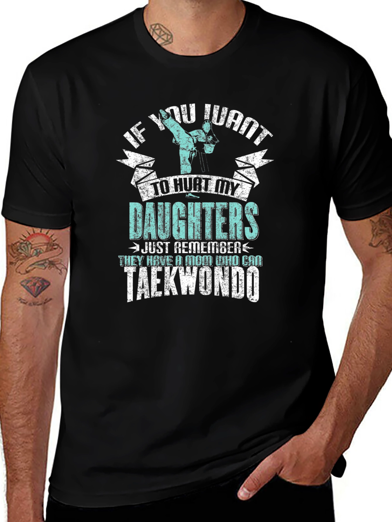 Taekwondo Mom Graphic T-Shirt