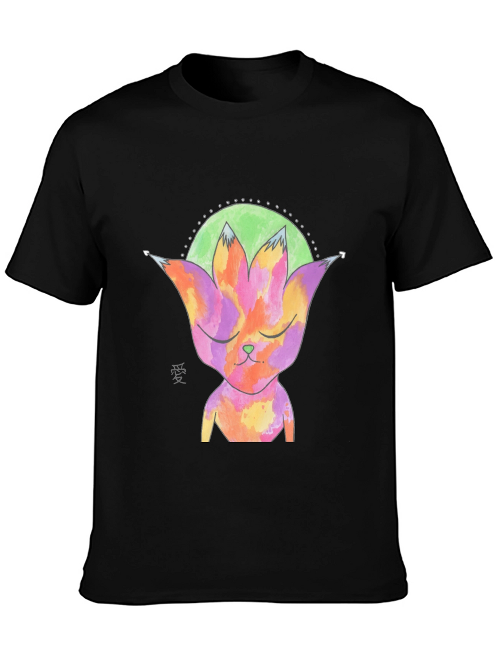 Abstract Cat T-Shirt - Unique Graphic Tee