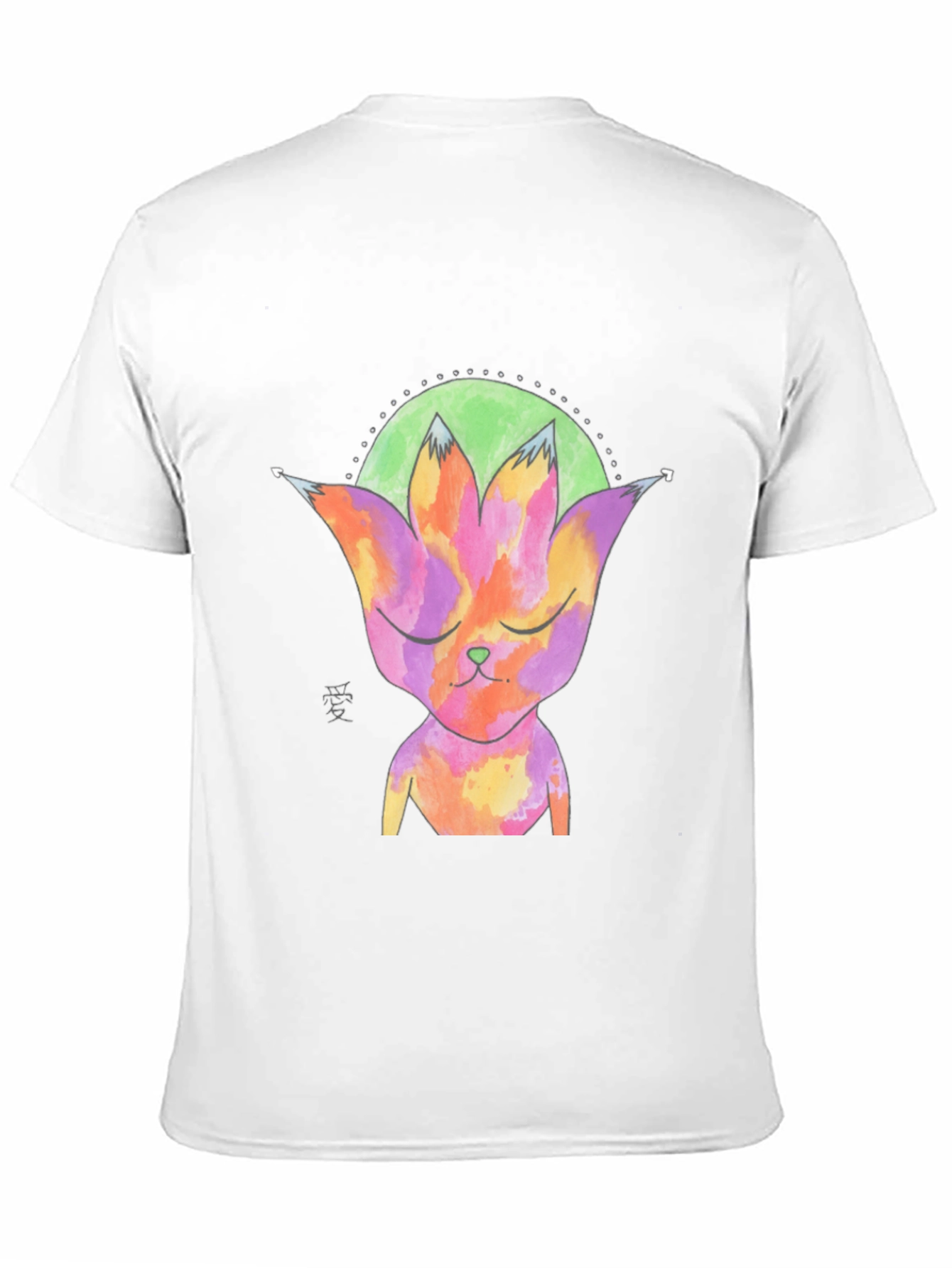 Abstract Cat T-Shirt - Unique Graphic Tee