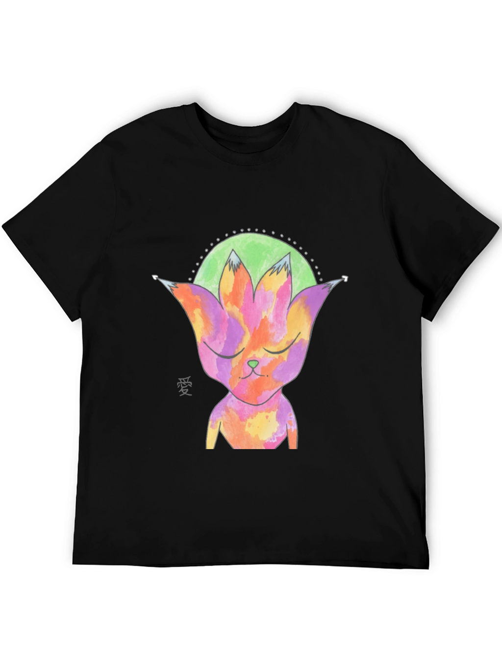 Abstract Cat T-Shirt - Unique Graphic Tee