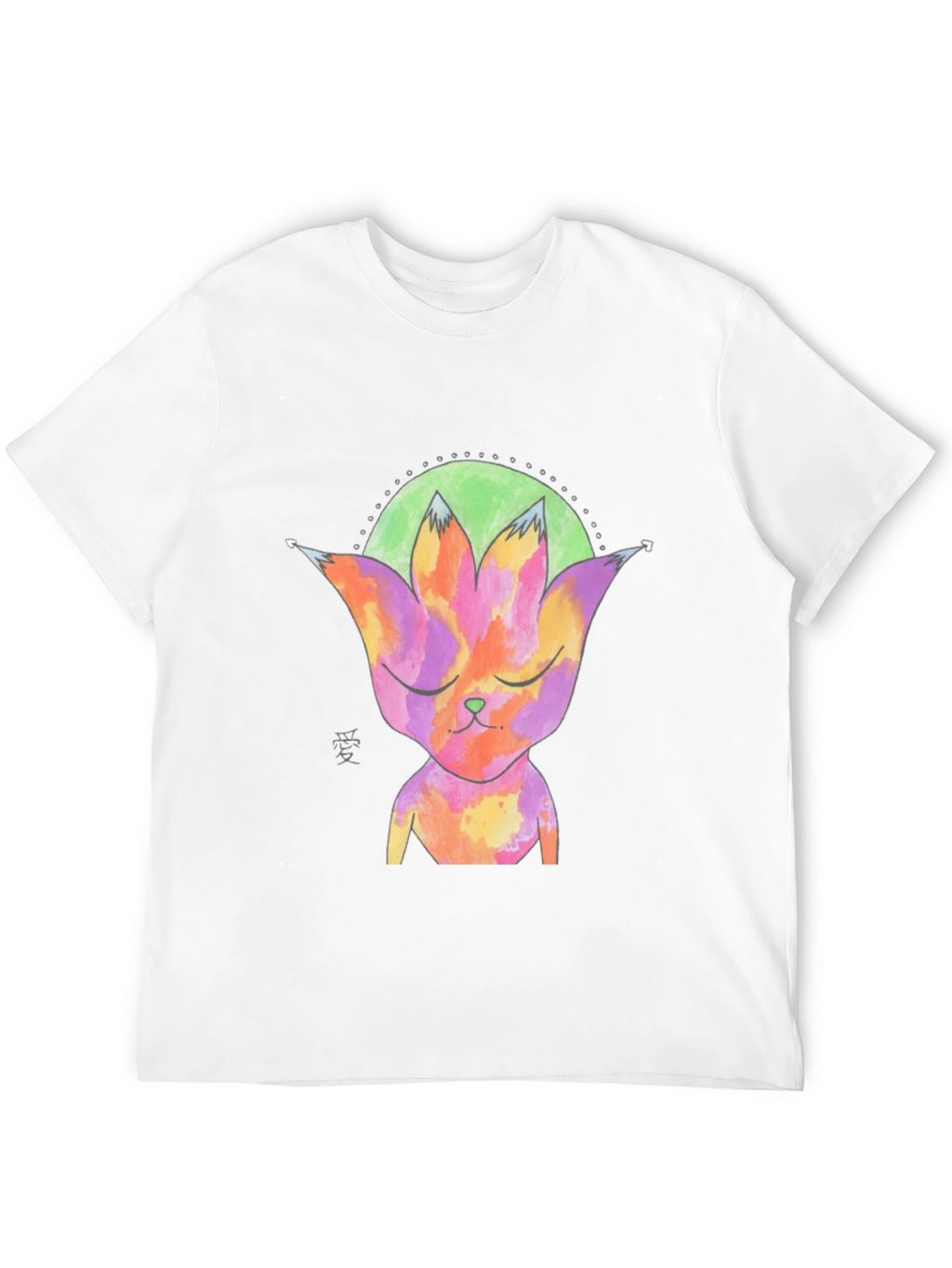 Abstract Cat T-Shirt - Unique Graphic Tee
