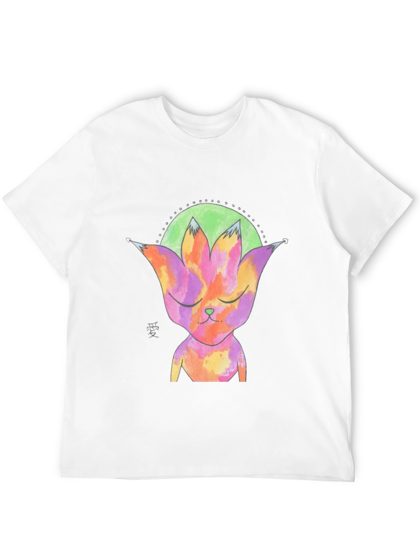 Abstract Cat T-Shirt - Unique Graphic Tee