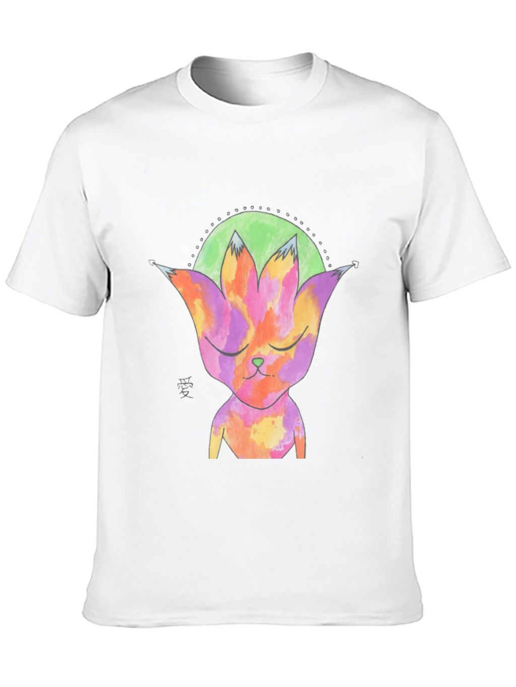 Abstract Cat T-Shirt - Unique Graphic Tee